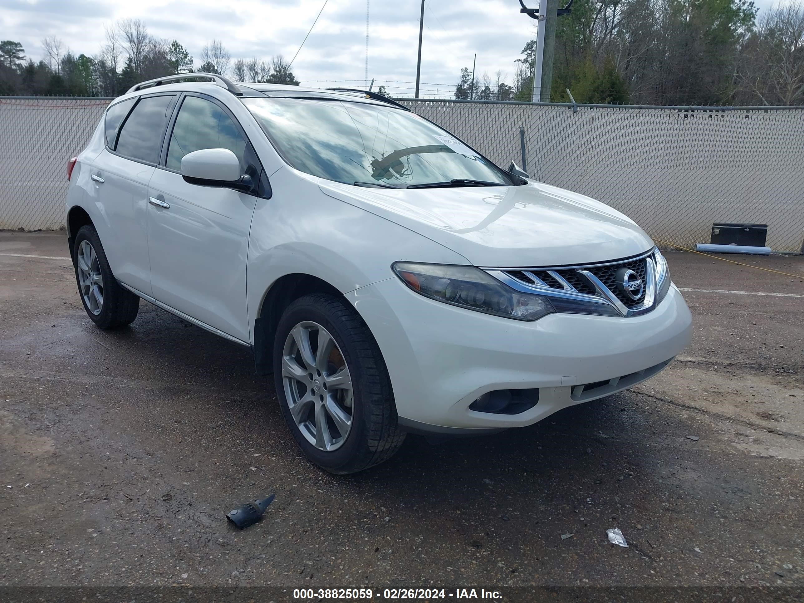 NISSAN MURANO 2014 jn8az1mu1ew420937