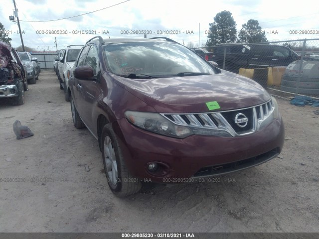 NISSAN MURANO 2010 jn8az1mu2aw001909