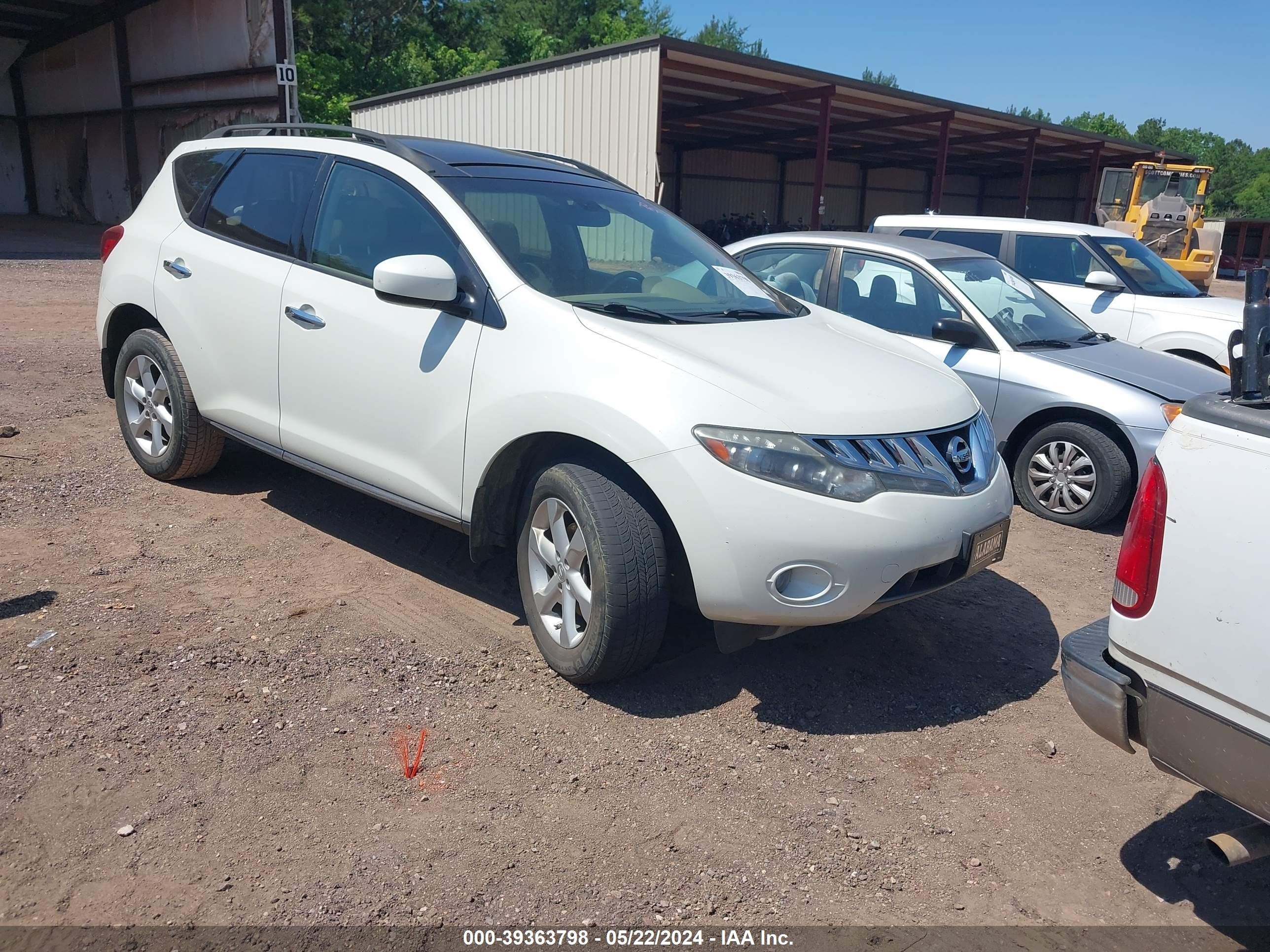 NISSAN MURANO 2010 jn8az1mu2aw016376