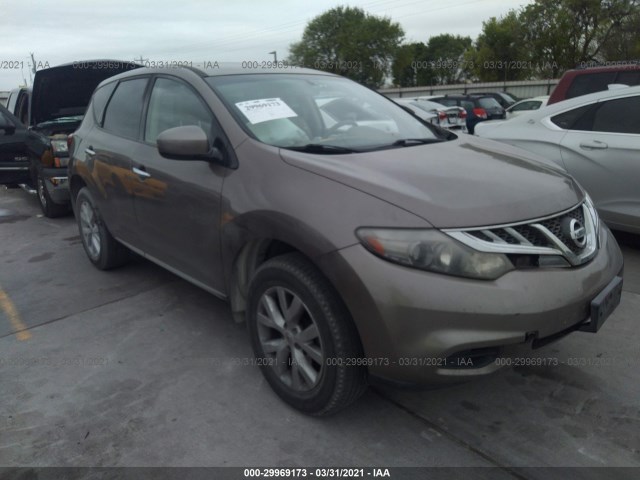 NISSAN MURANO 2011 jn8az1mu2bw051906