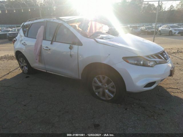 NISSAN MURANO 2012 jn8az1mu2cw110180