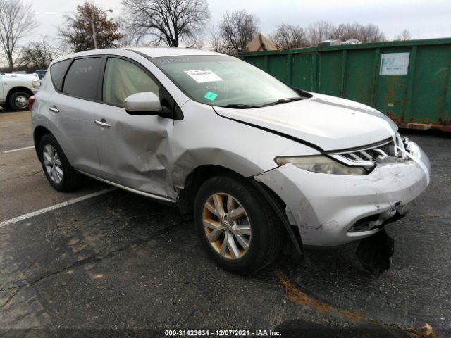 NISSAN MURANO 2012 jn8az1mu2cw110731