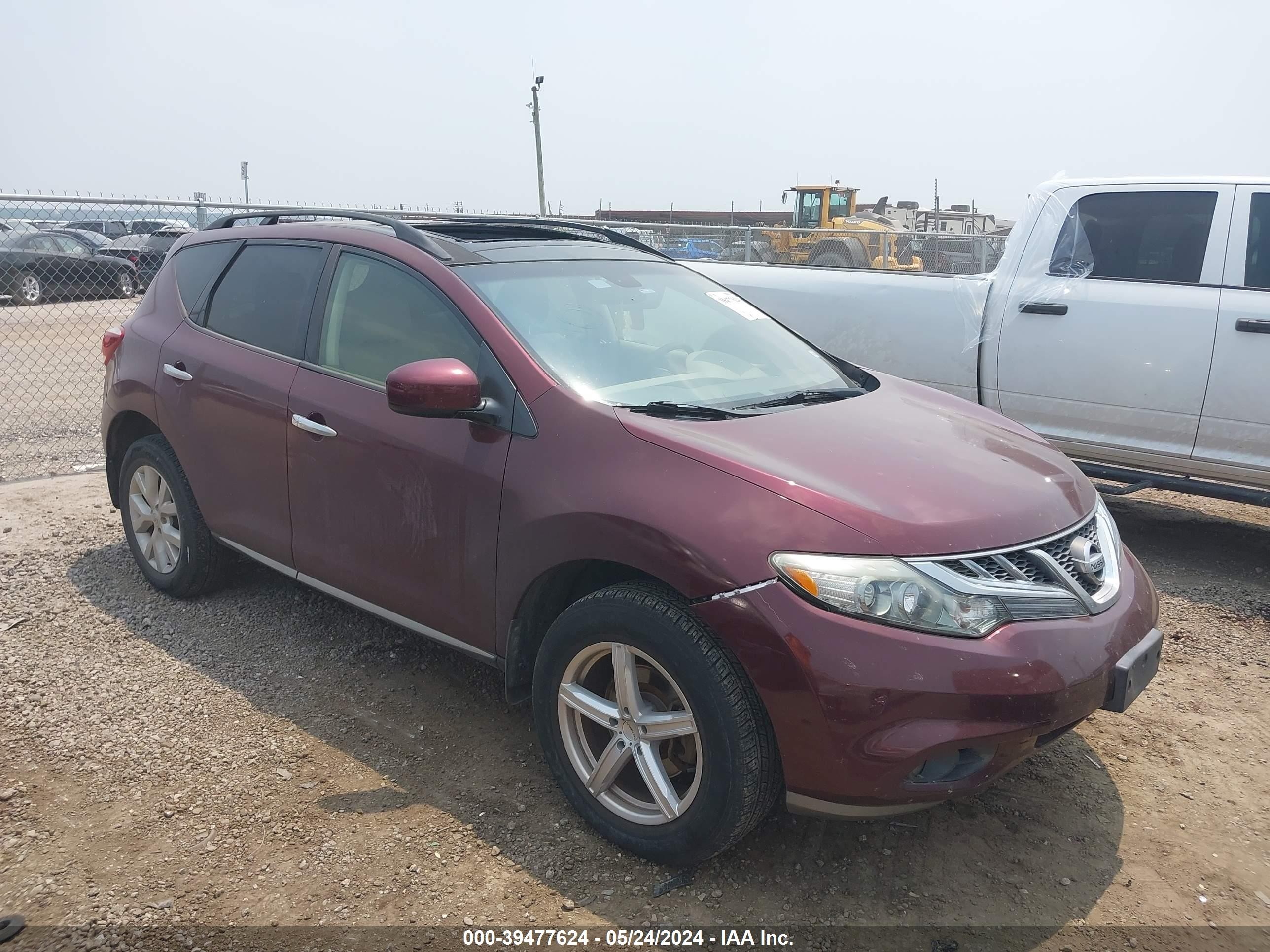 NISSAN MURANO 2012 jn8az1mu2cw118912