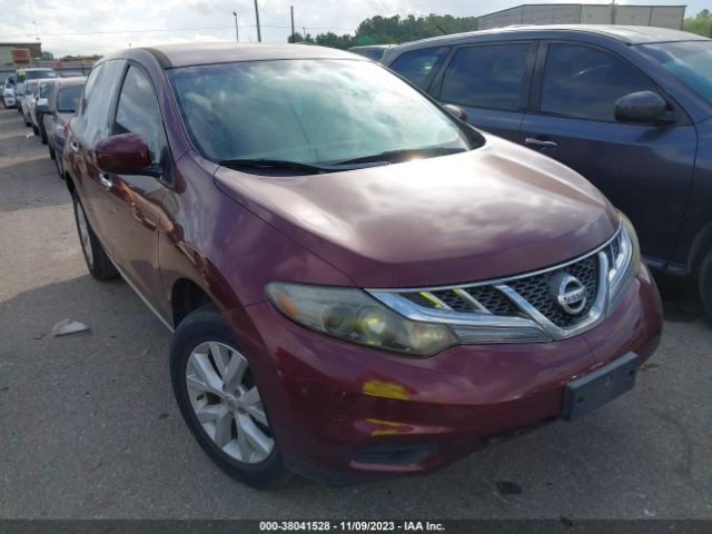 NISSAN MURANO 2012 jn8az1mu2cw120143