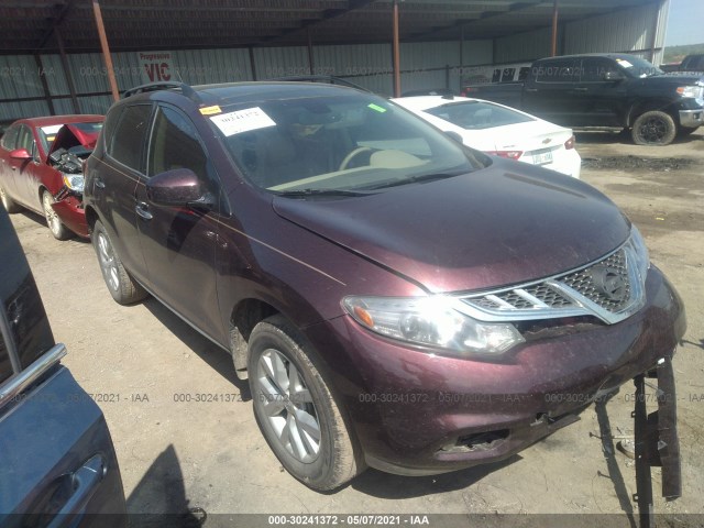 NISSAN MURANO 2013 jn8az1mu2dw204254