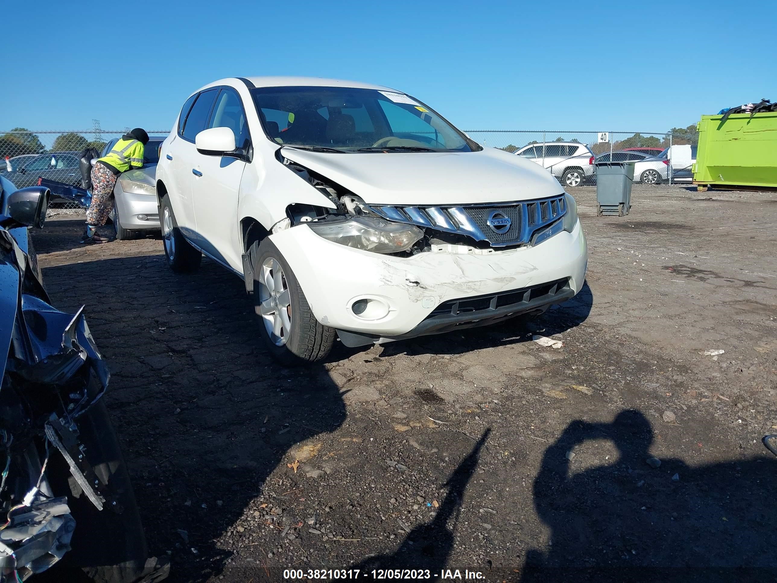 NISSAN MURANO 2010 jn8az1mu3aw015771