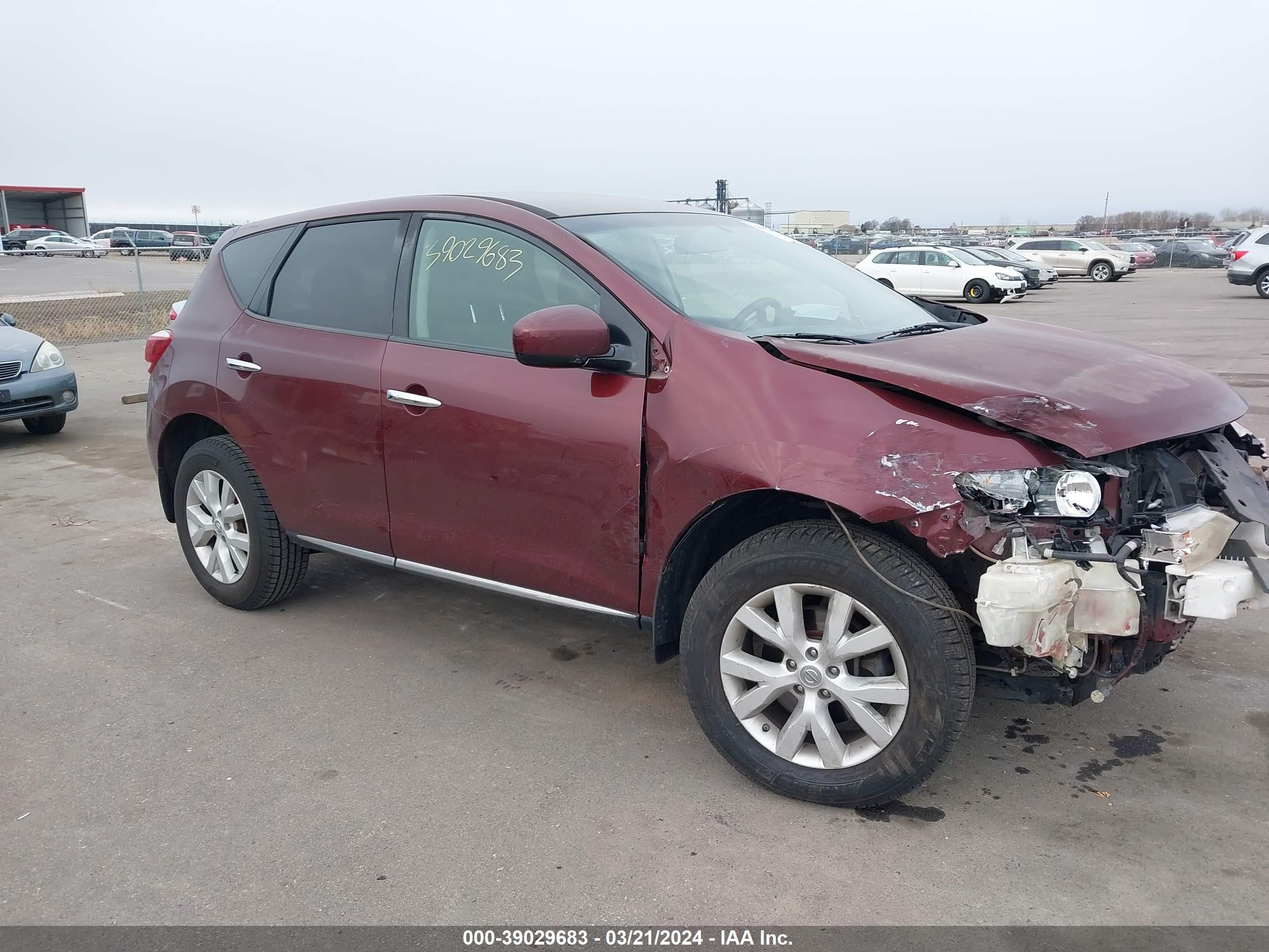 NISSAN MURANO 2011 jn8az1mu3bw060114