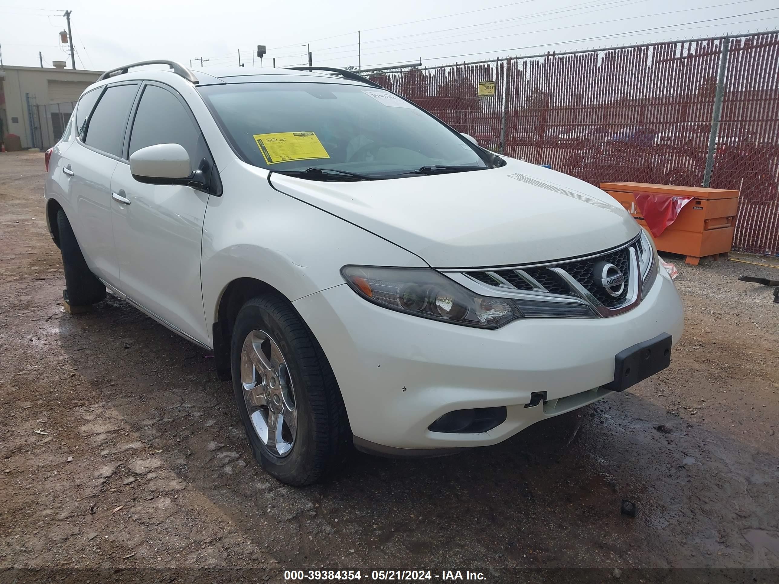 NISSAN MURANO 2013 jn8az1mu3dw204411