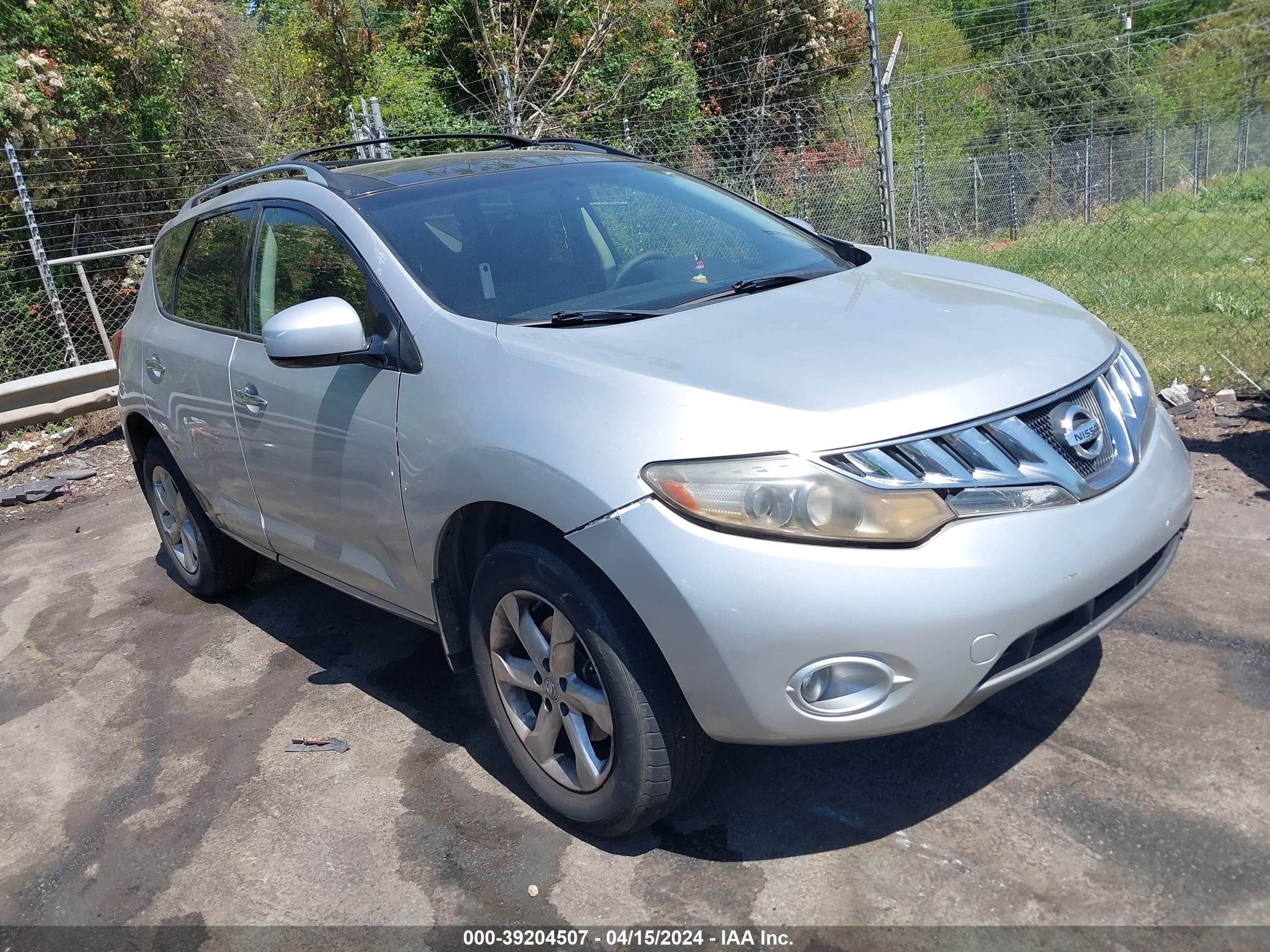 NISSAN MURANO 2010 jn8az1mu4aw014225