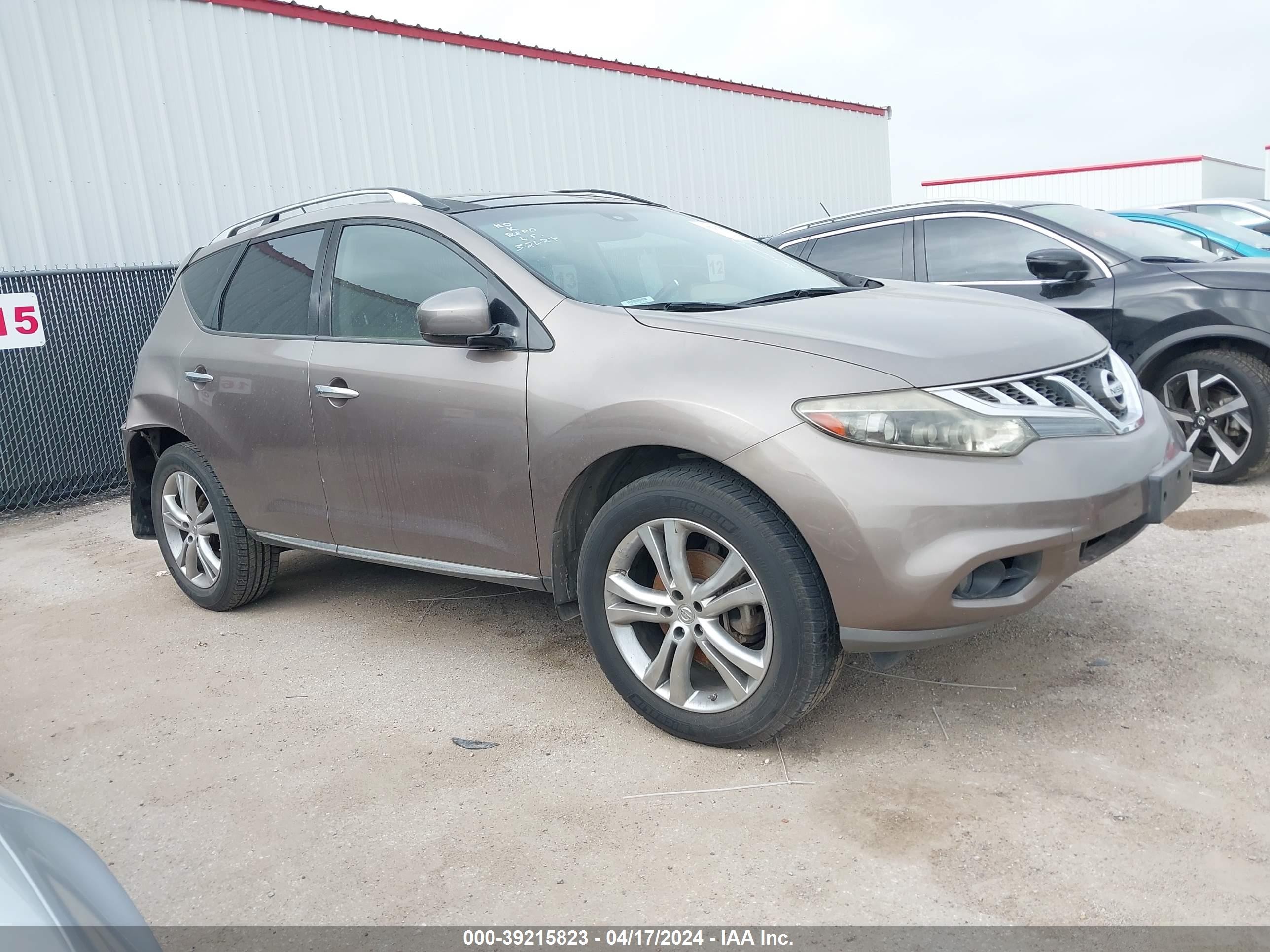 NISSAN MURANO 2011 jn8az1mu4bw065421