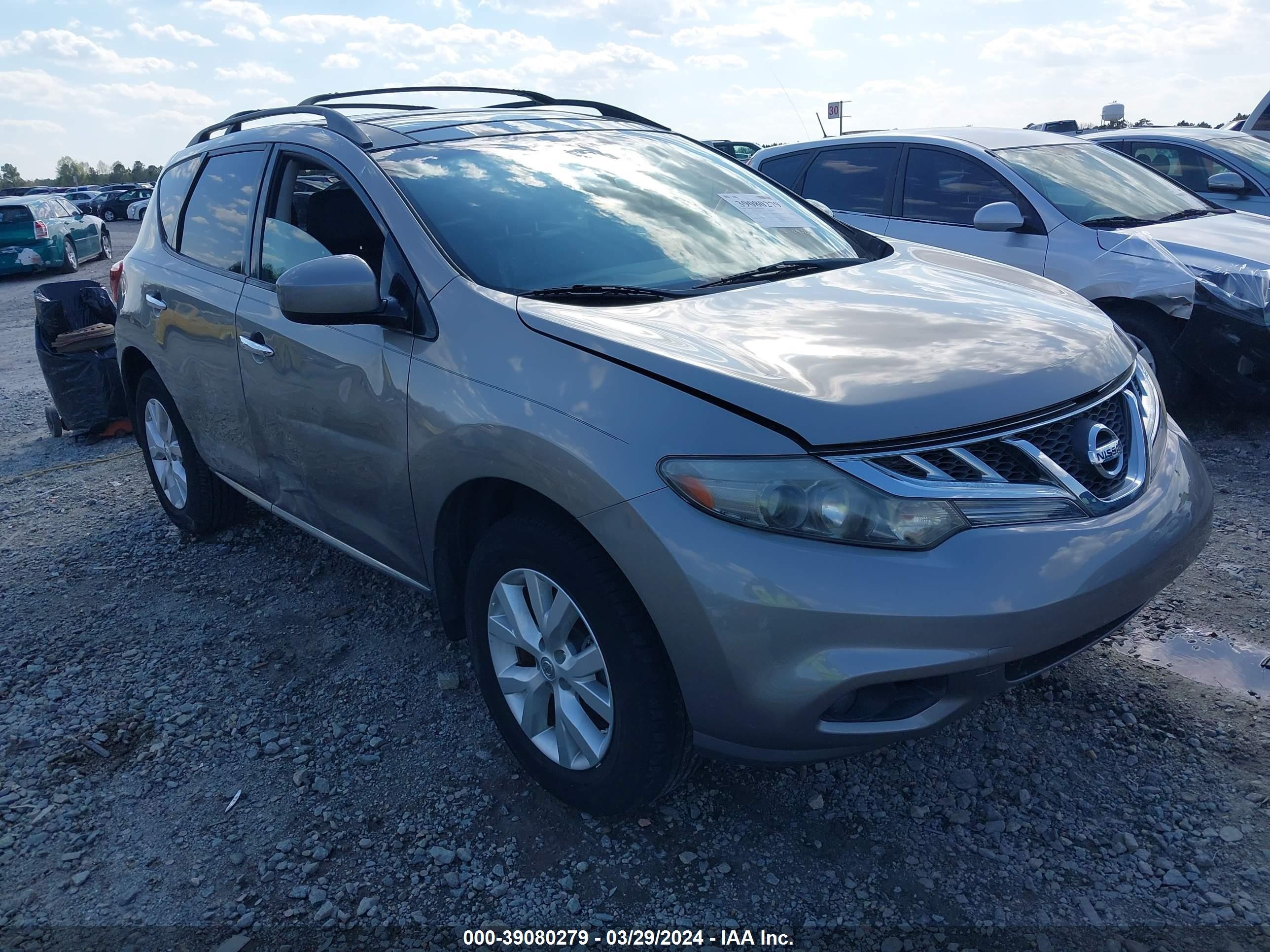 NISSAN MURANO 2012 jn8az1mu4cw100945