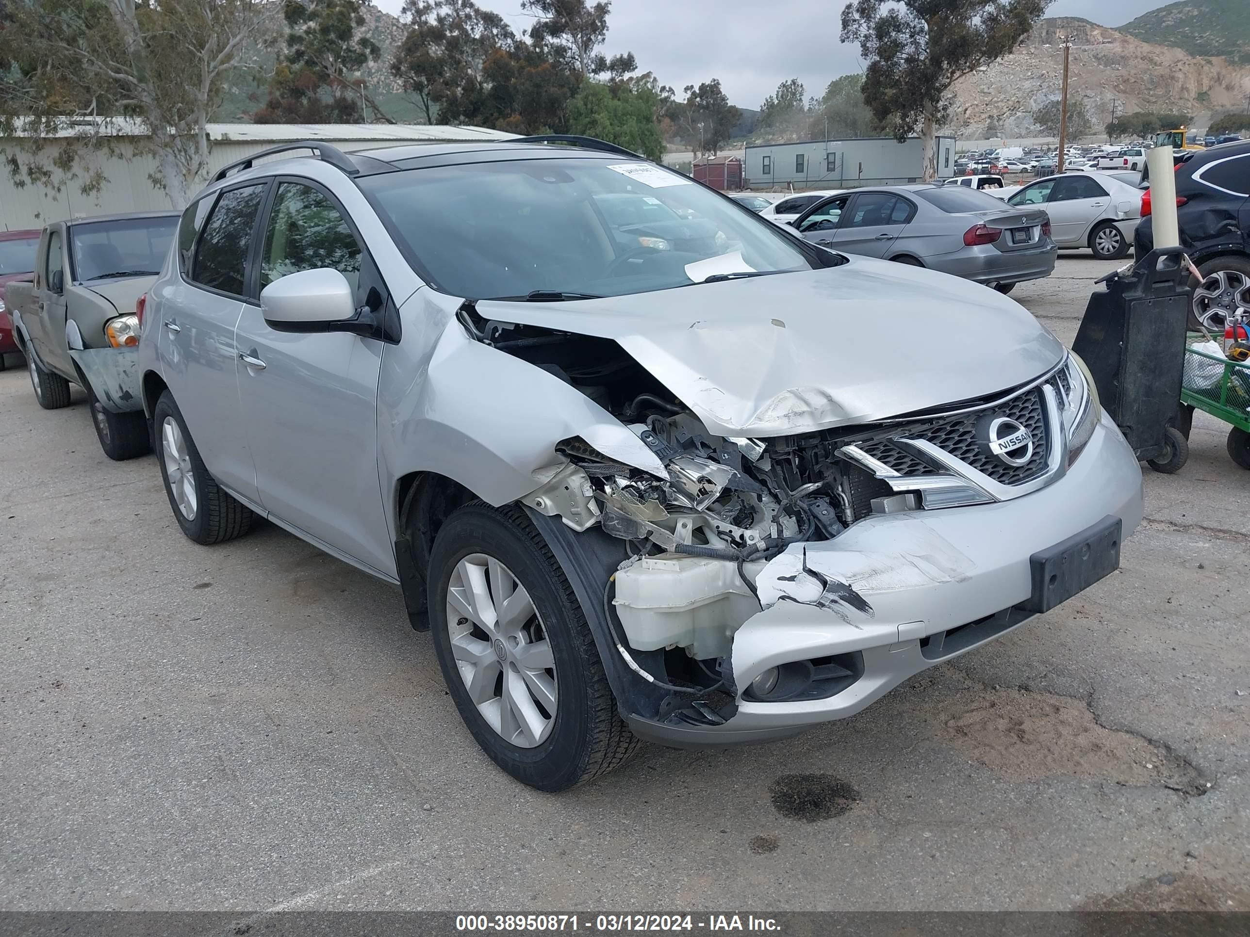 NISSAN MURANO 2013 jn8az1mu4dw203865