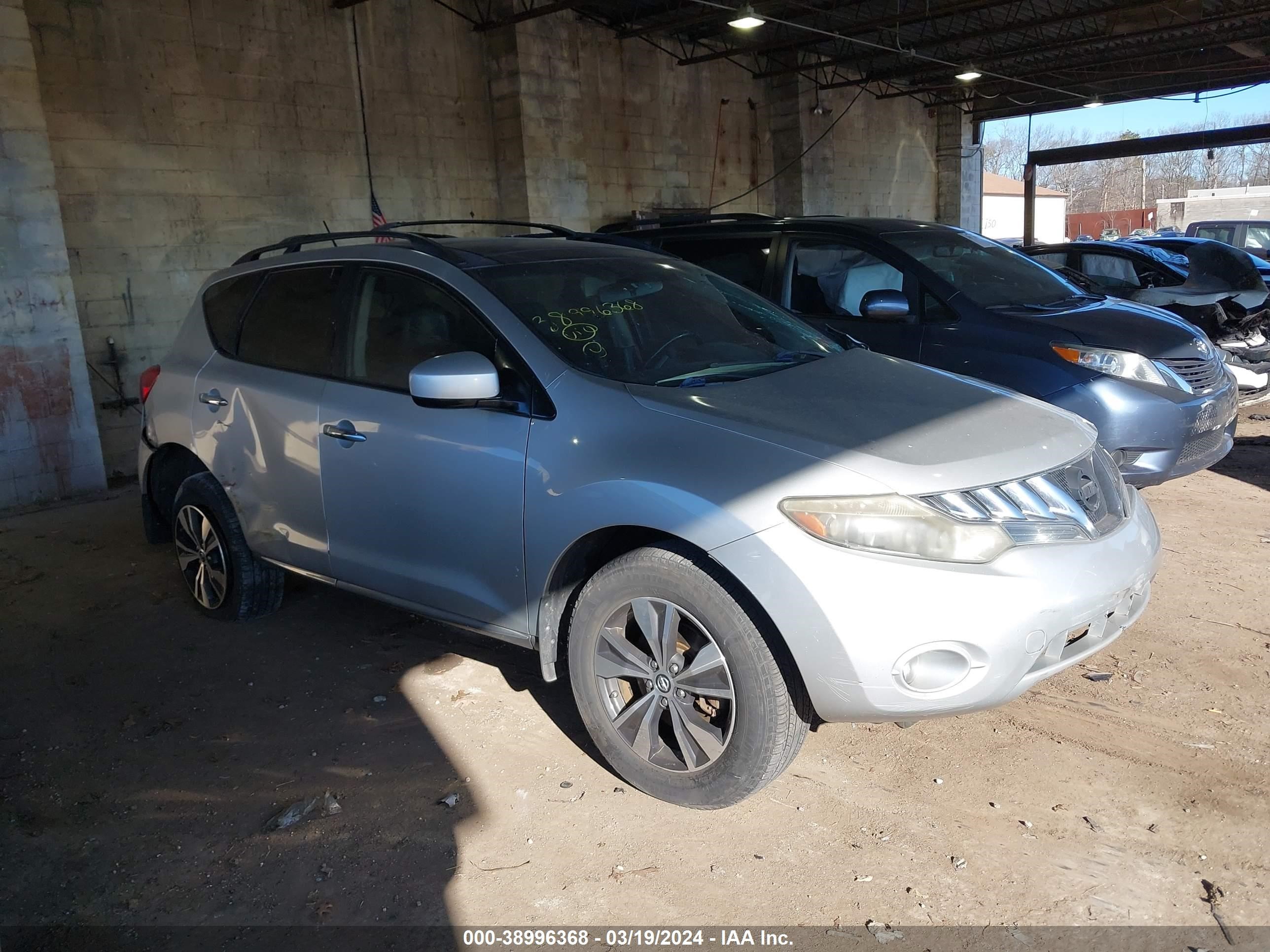 NISSAN MURANO 2010 jn8az1mu5aw001452