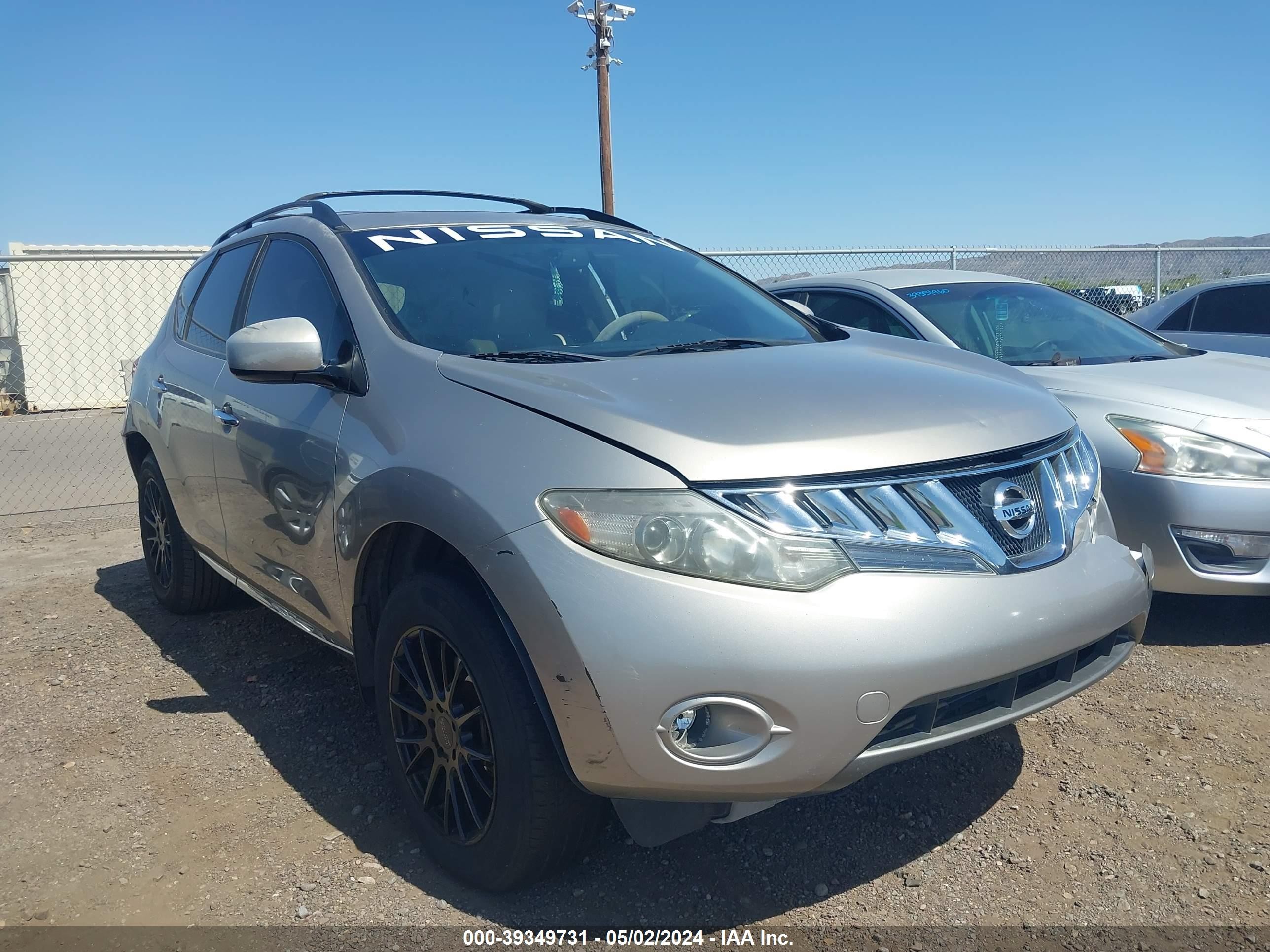 NISSAN MURANO 2010 jn8az1mu5aw008045