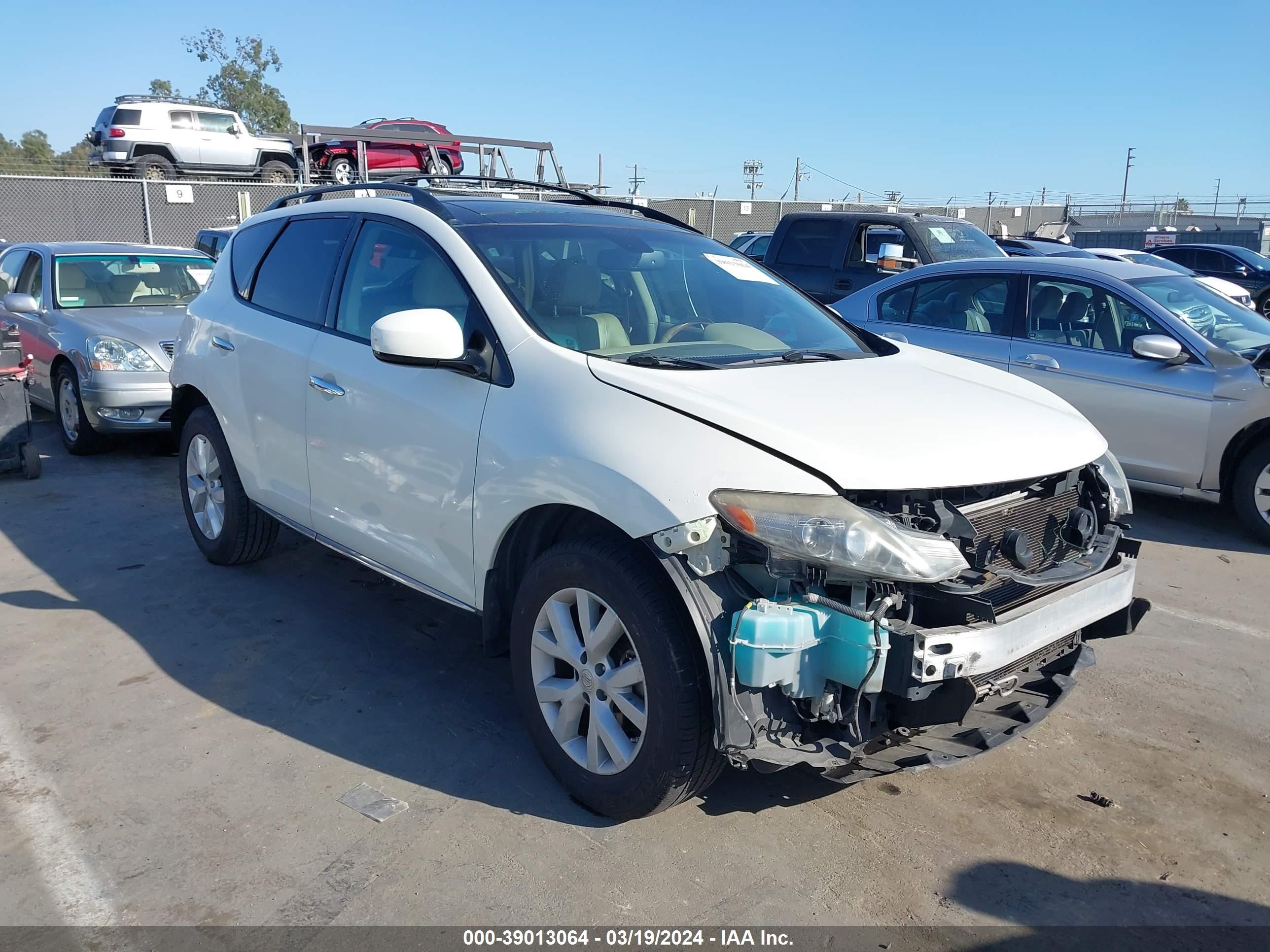 NISSAN MURANO 2011 jn8az1mu6bw069003