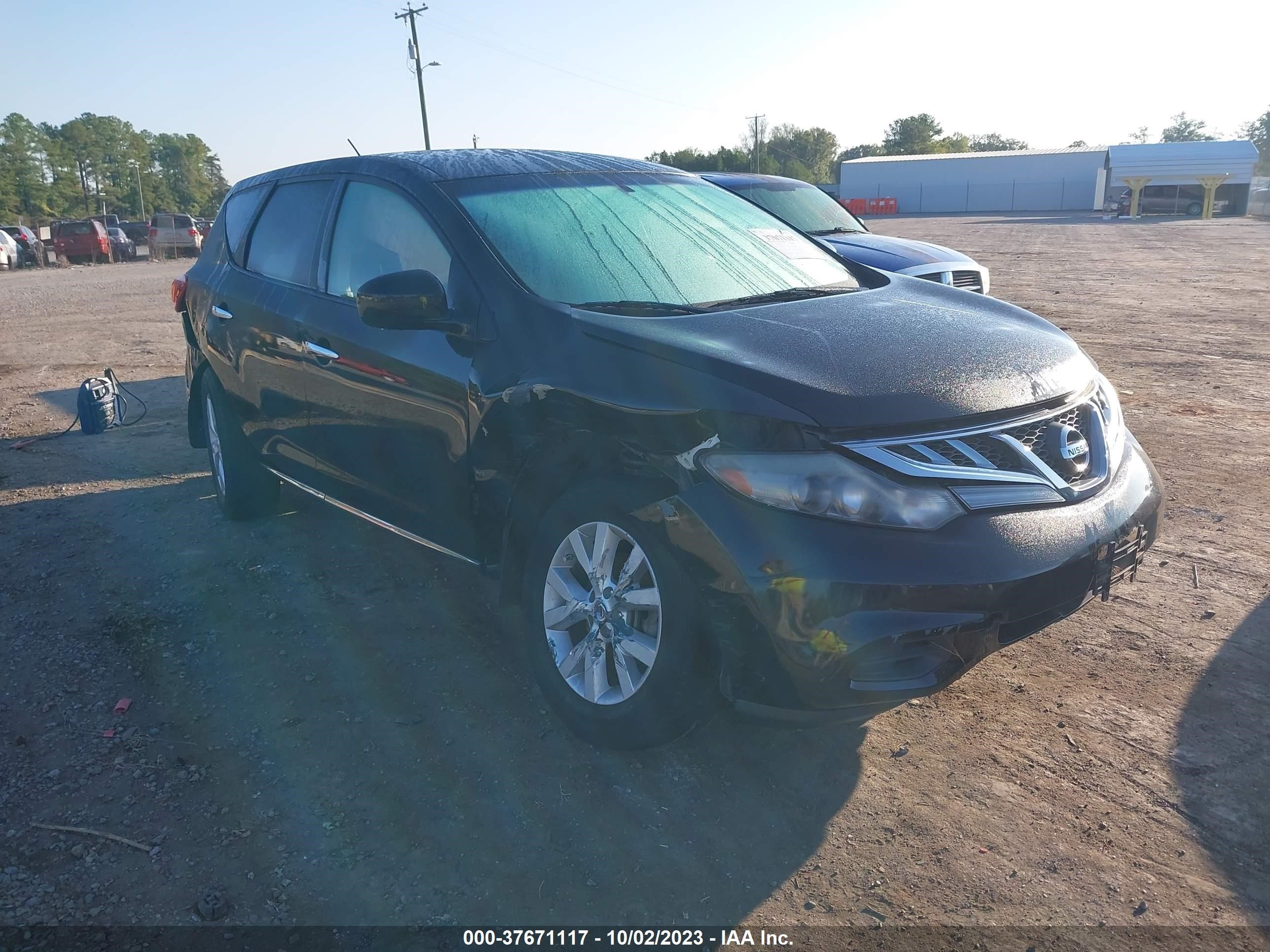 NISSAN MURANO 2012 jn8az1mu6cw106701