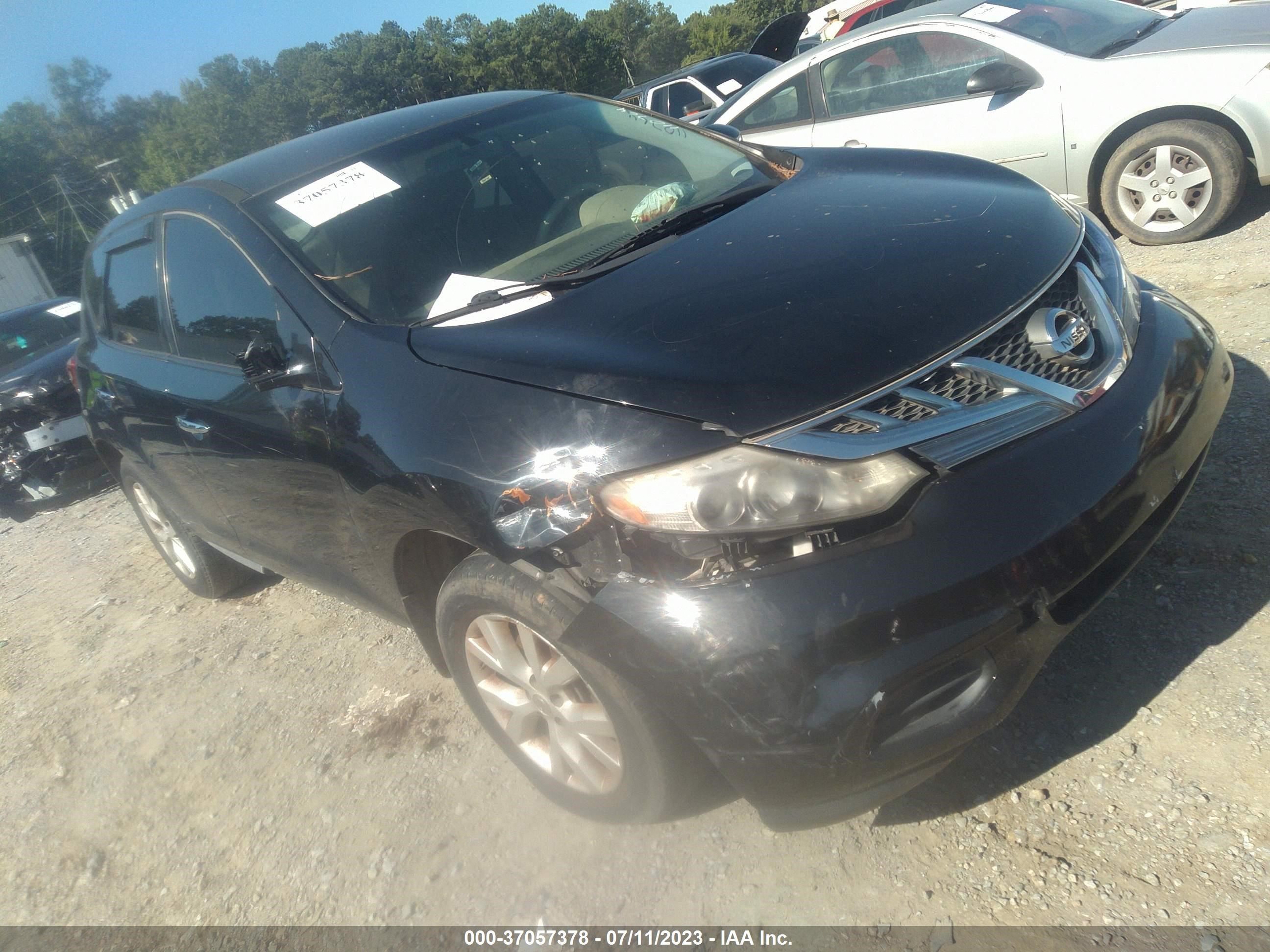 NISSAN MURANO 2012 jn8az1mu6cw110764