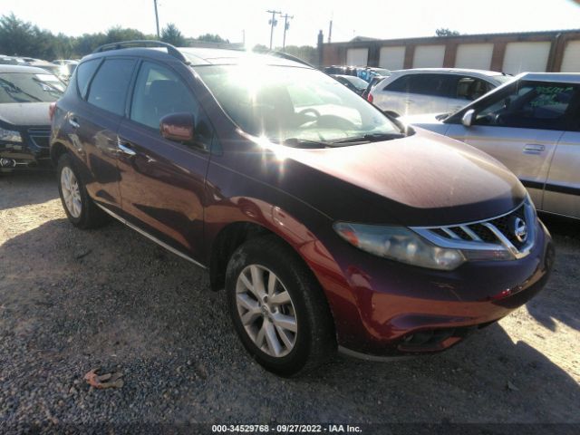 NISSAN MURANO 2012 jn8az1mu7cw103970