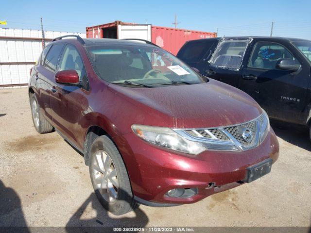 NISSAN MURANO 2012 jn8az1mu7cw119411