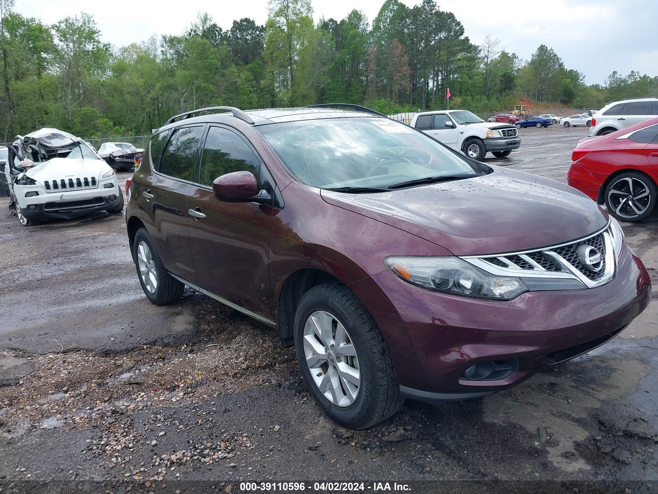 NISSAN MURANO 2014 jn8az1mu7ew419839