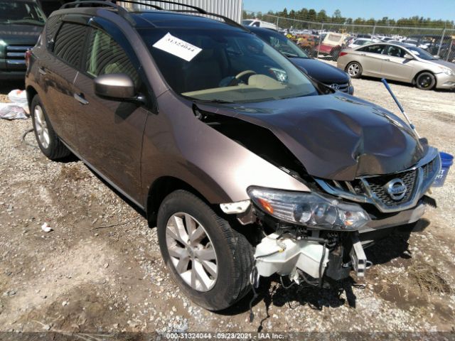 NISSAN MURANO 2012 jn8az1mu8cw101001