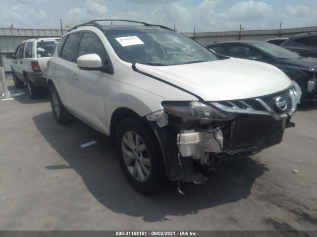 NISSAN MURANO 2012 jn8az1mu8cw106781