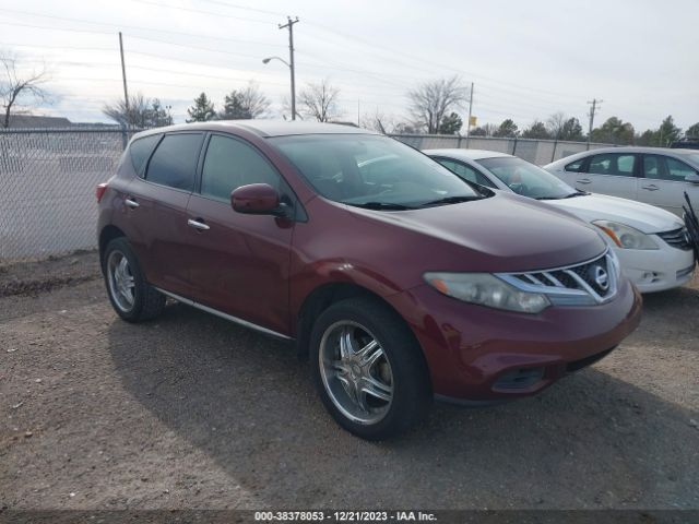 NISSAN MURANO 2012 jn8az1mu8cw110829