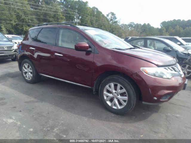 NISSAN MURANO 2012 jn8az1mu8cw112080