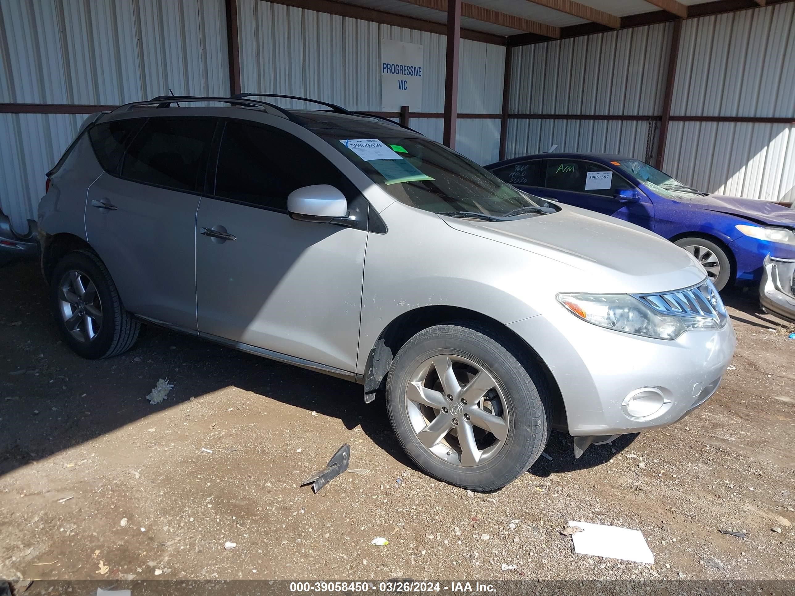 NISSAN MURANO 2010 jn8az1mu9aw017945