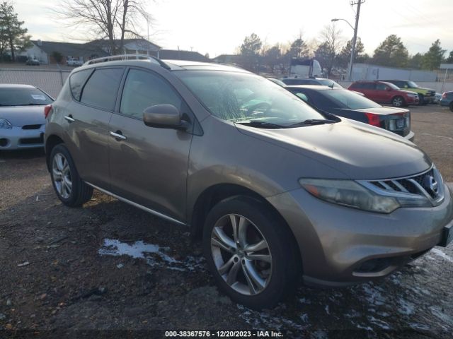 NISSAN MURANO 2011 jn8az1mu9bw052101