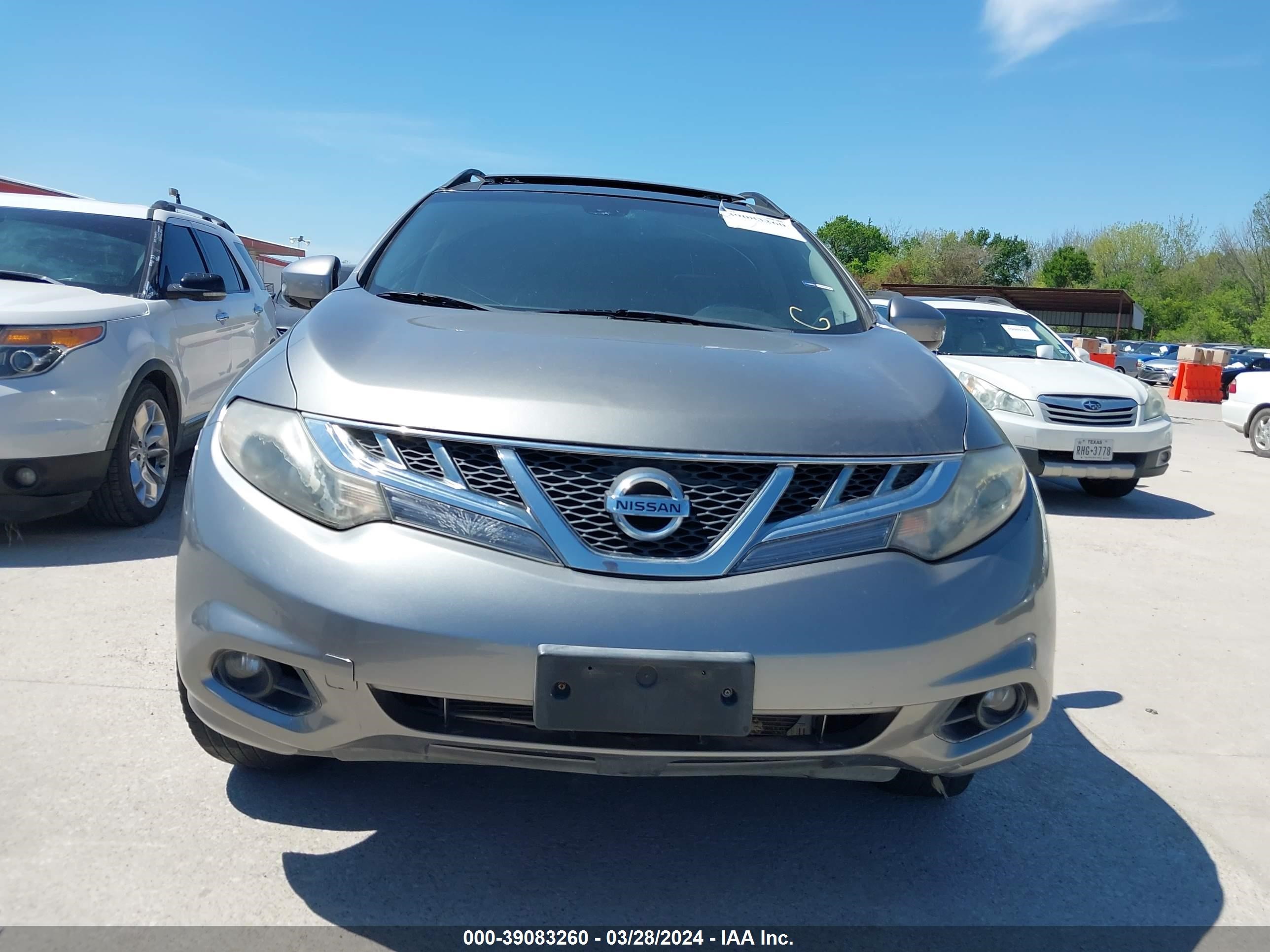 NISSAN MURANO 2011 jn8az1mu9bw054446