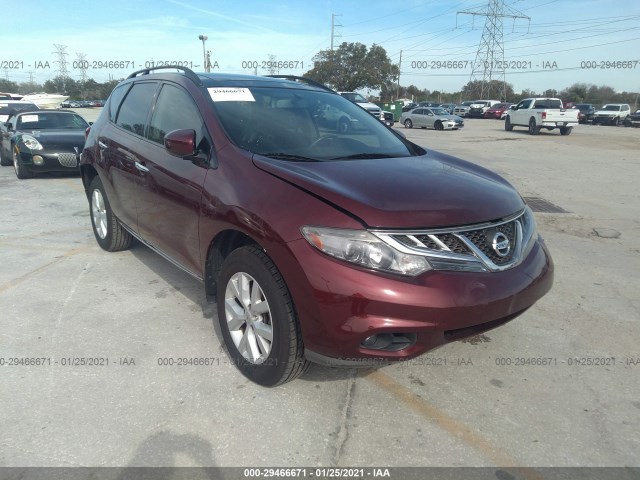 NISSAN MURANO 2012 jn8az1mu9cw106725