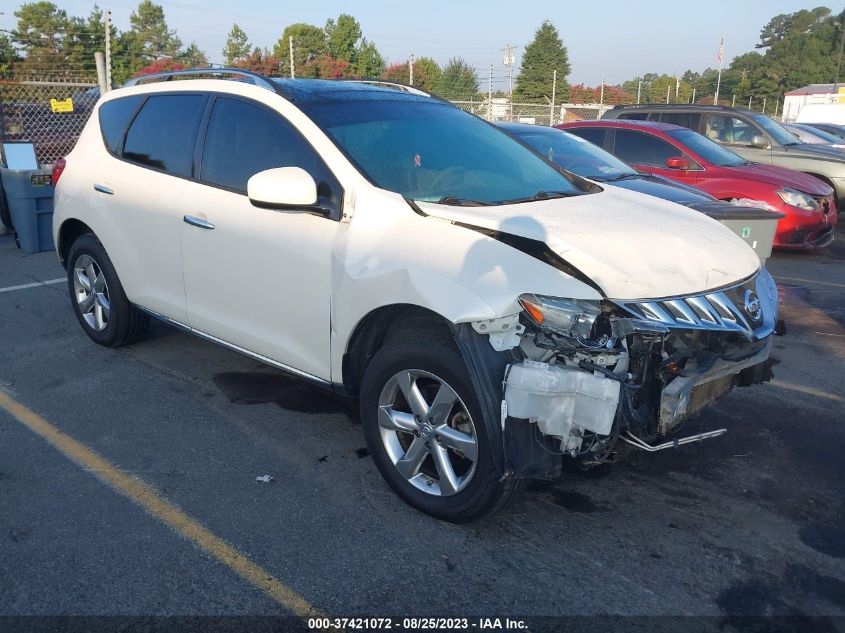 NISSAN MURANO 2010 jn8az1muxaw014889