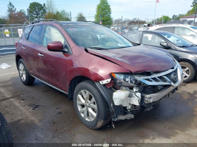 NISSAN MURANO 2012 jn8az1muxcw120004