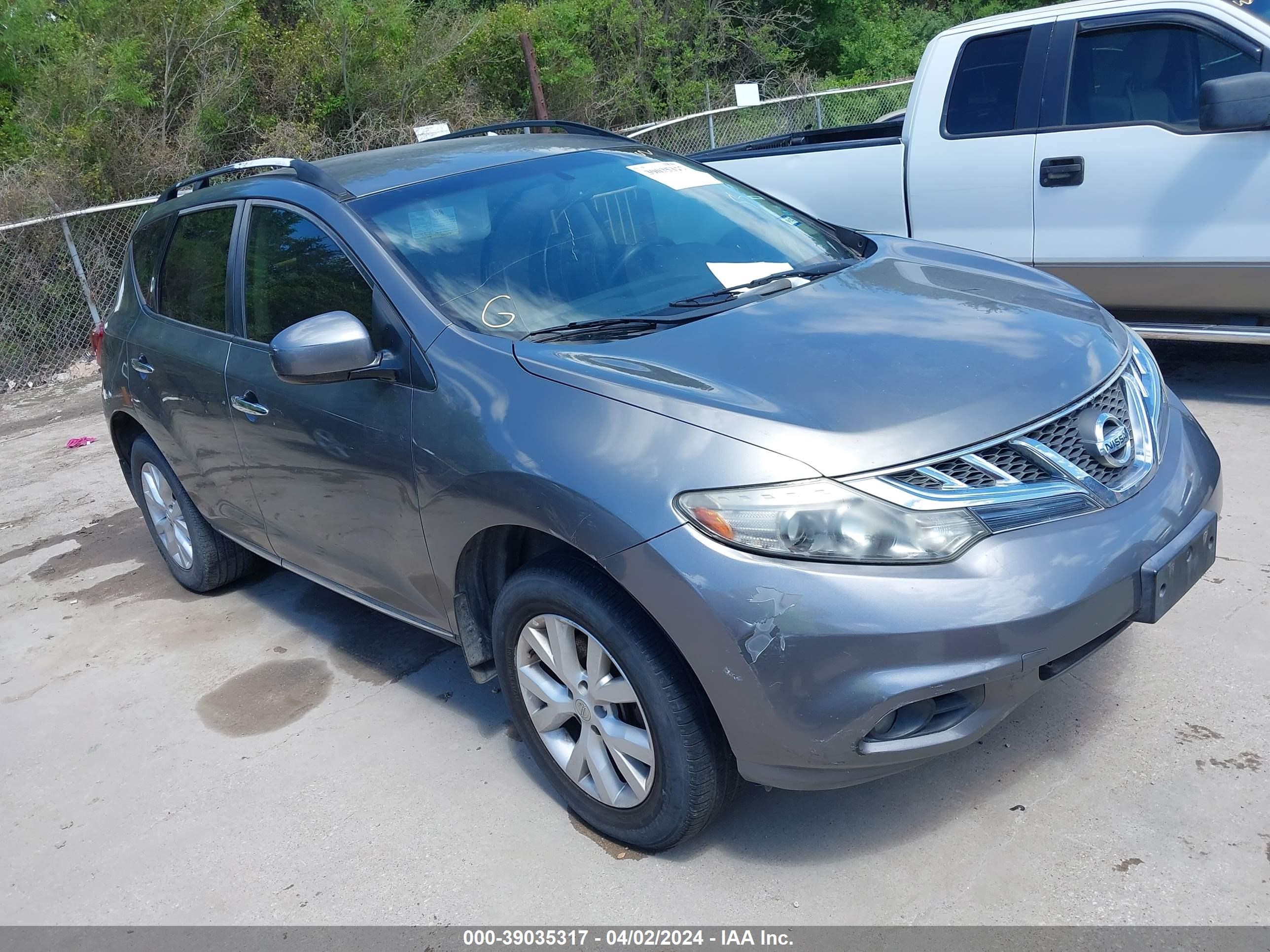 NISSAN MURANO 2013 jn8az1muxdw205510