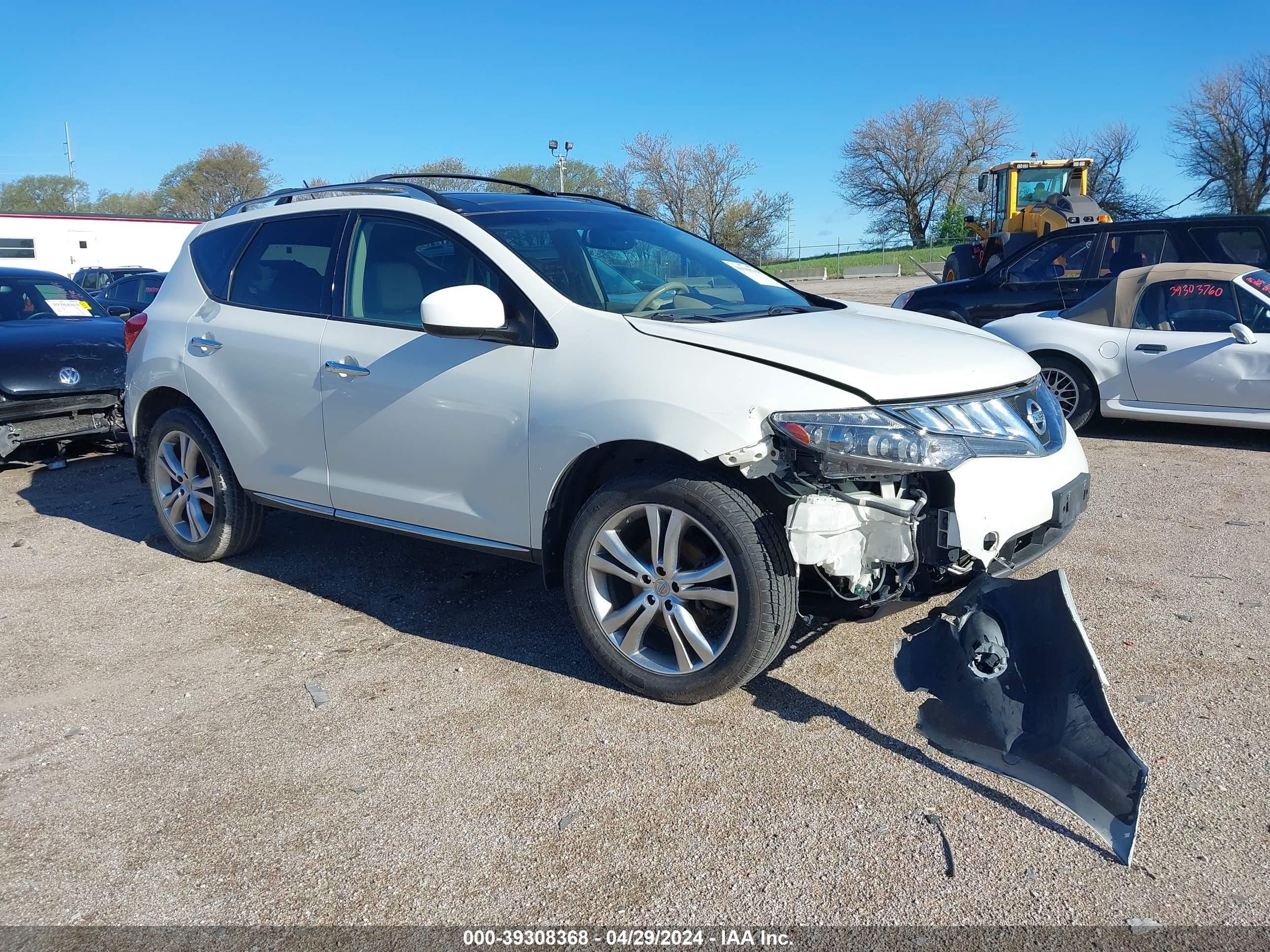 NISSAN MURANO 2010 jn8az1mw0aw115585