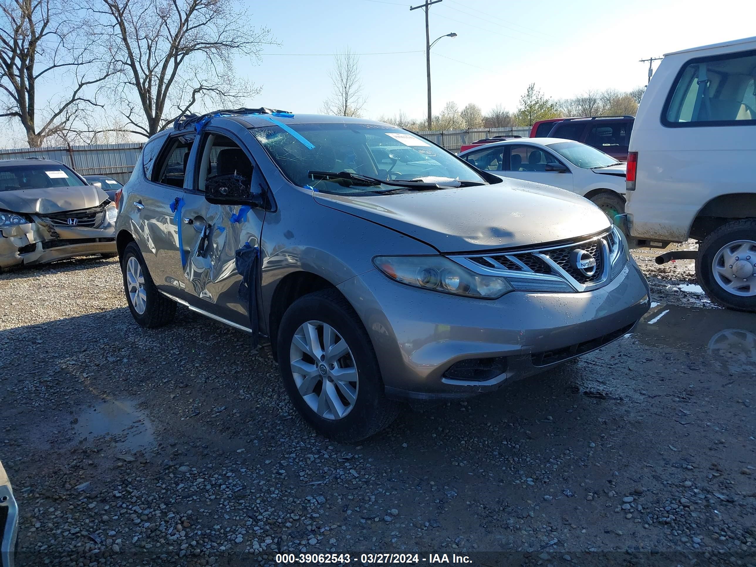 NISSAN MURANO 2012 jn8az1mw0cw202325