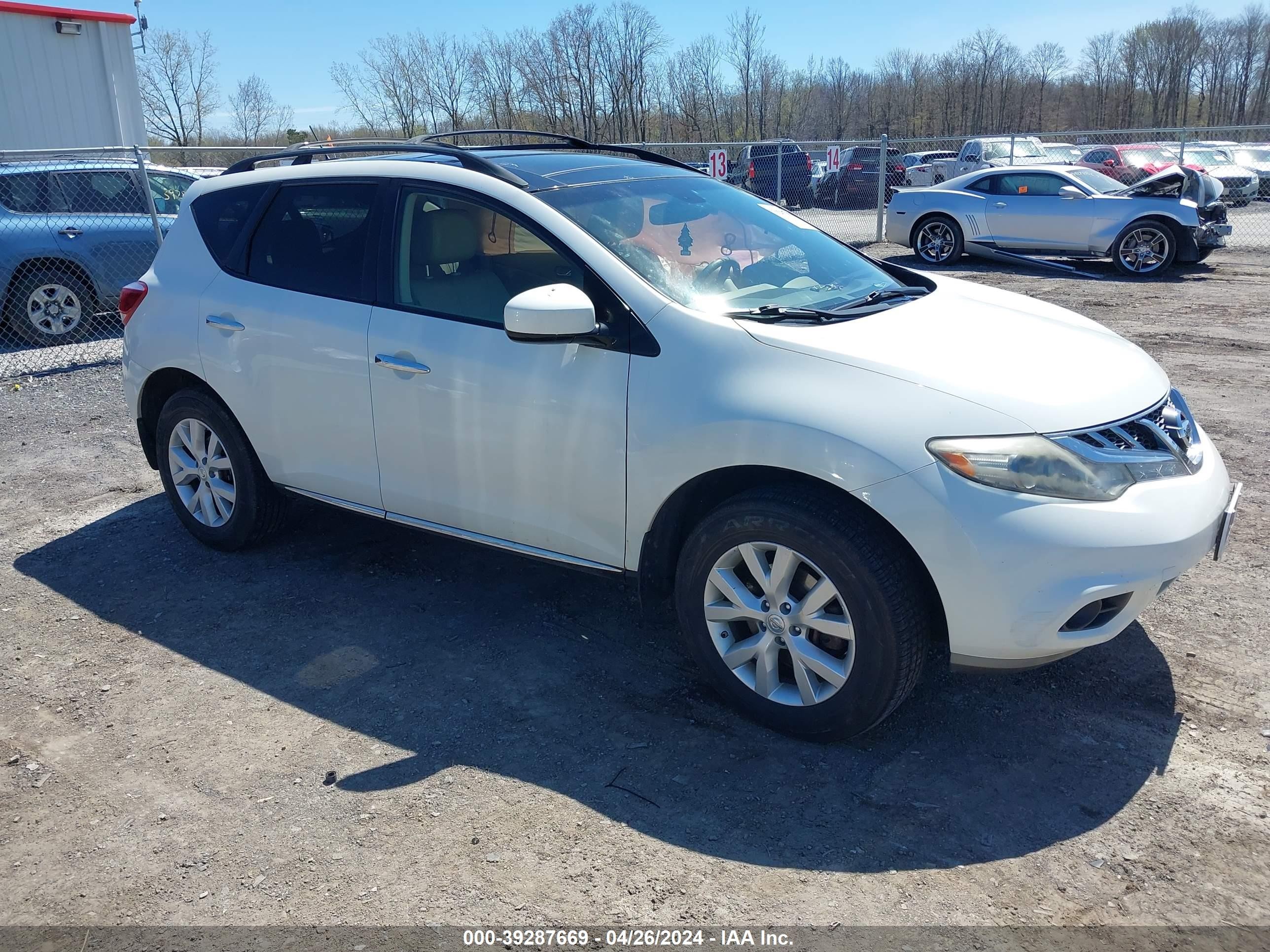 NISSAN MURANO 2013 jn8az1mw0dw302264