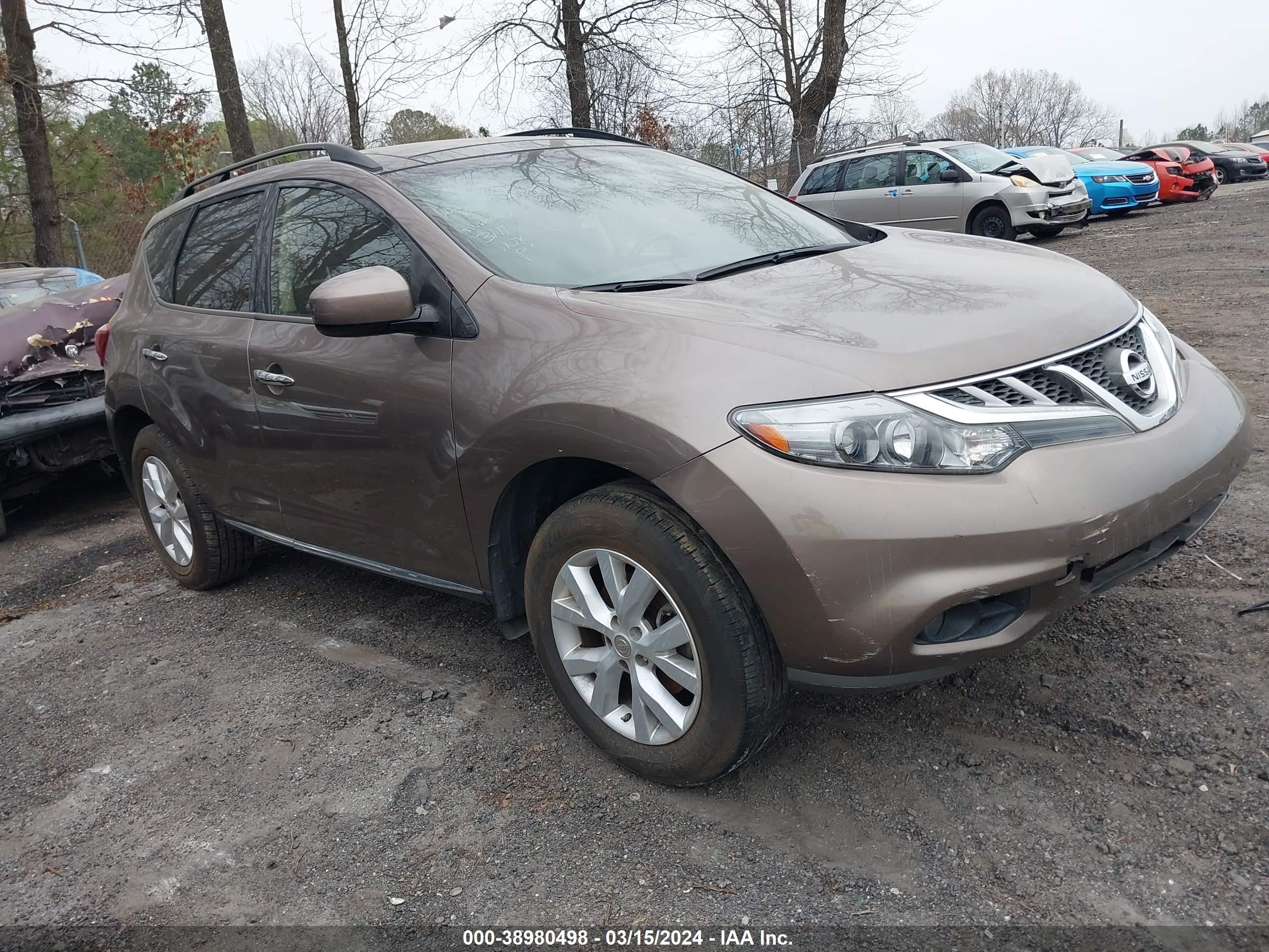 NISSAN MURANO 2014 jn8az1mw0ew507472