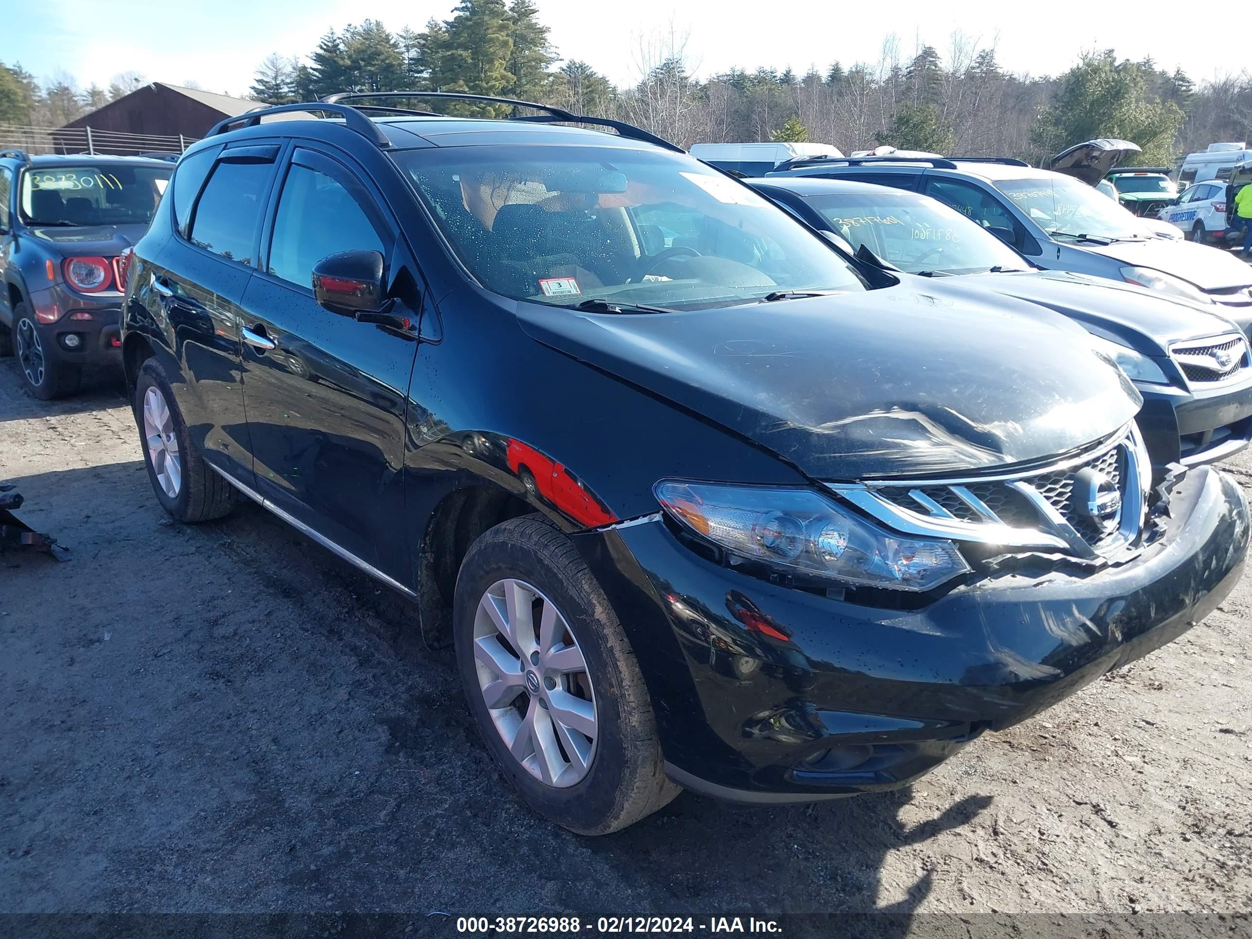 NISSAN MURANO 2011 jn8az1mw1bw177238