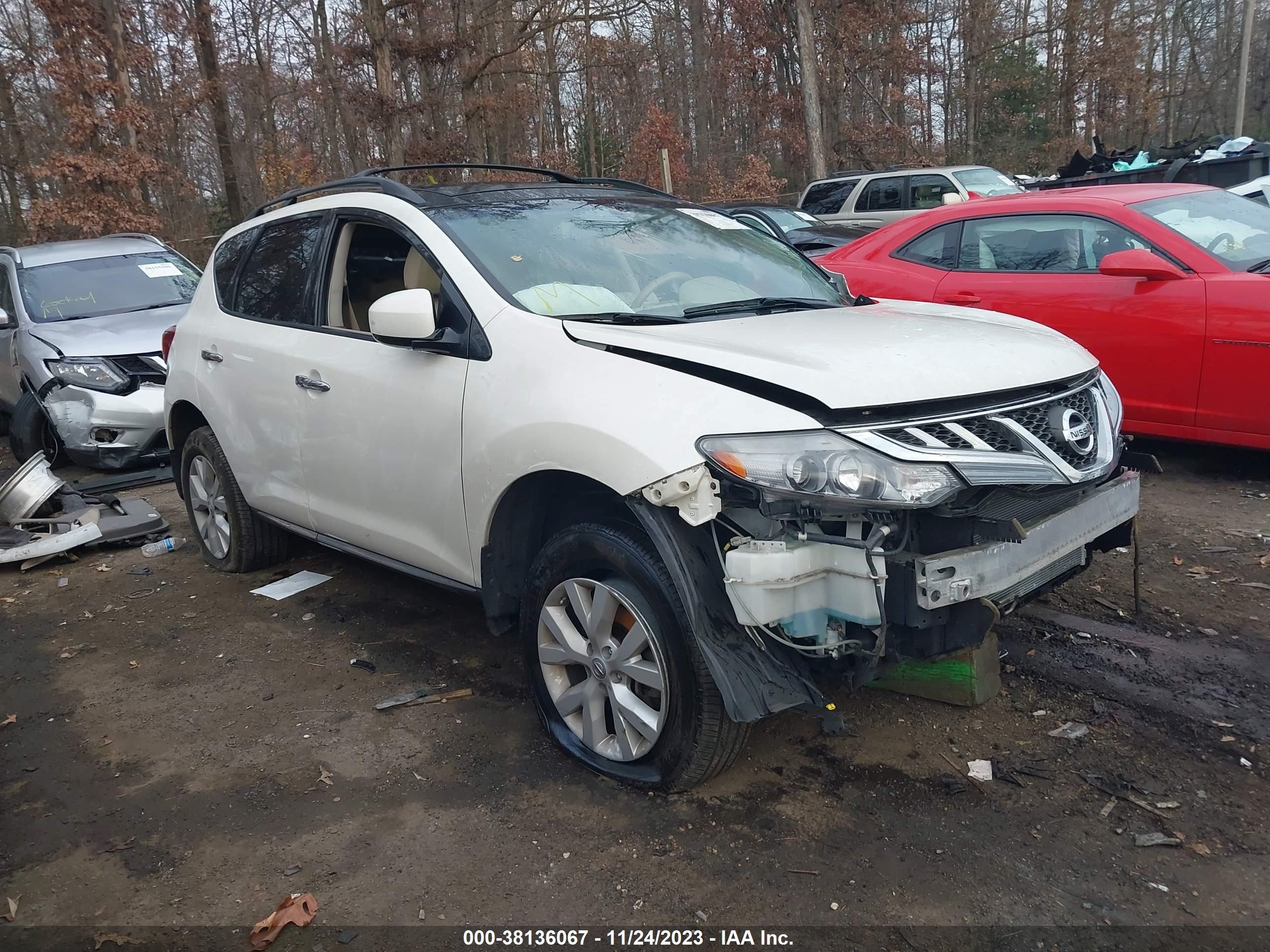 NISSAN MURANO 2012 jn8az1mw1cw220719