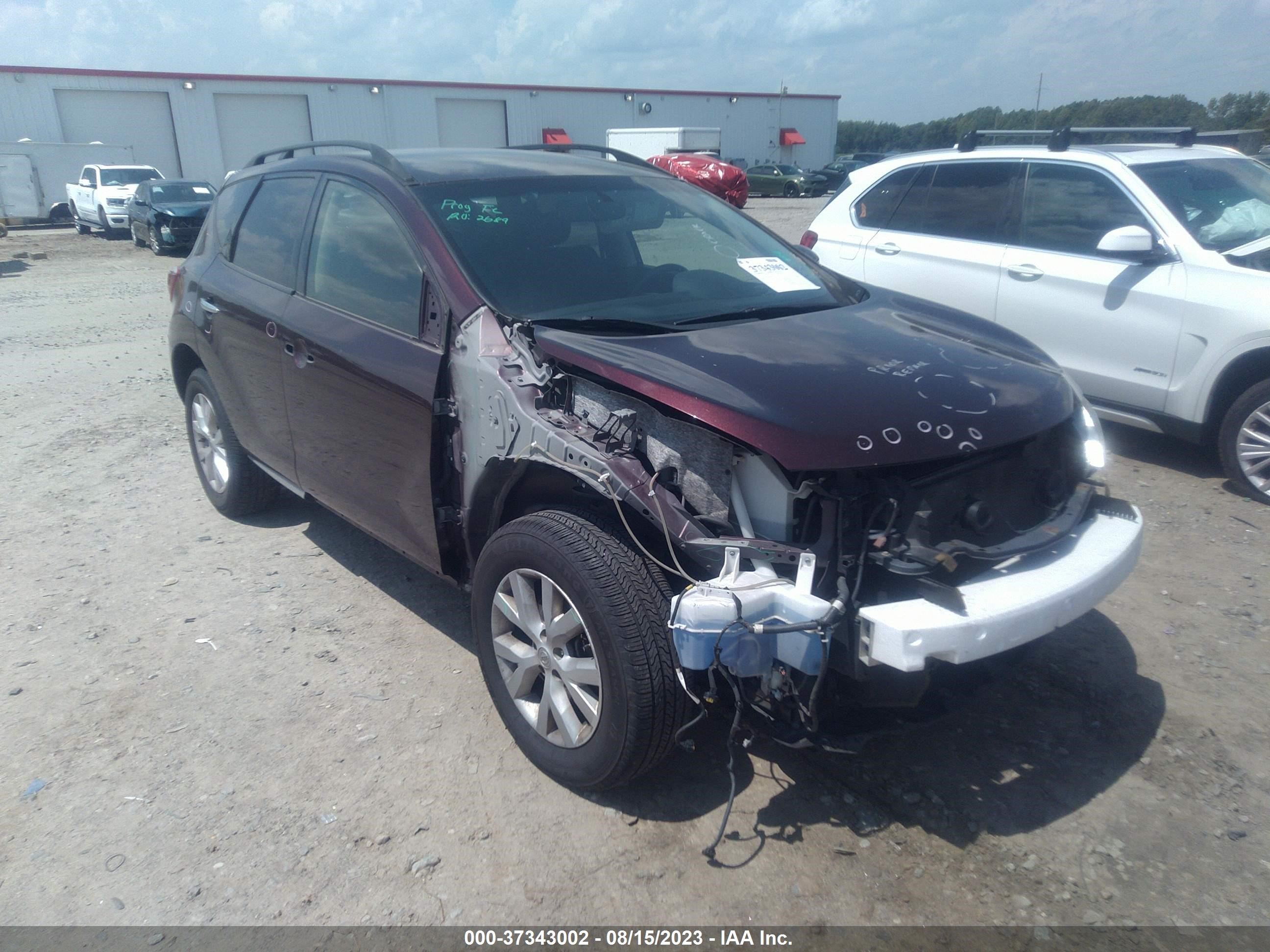 NISSAN MURANO 2013 jn8az1mw1dw317369