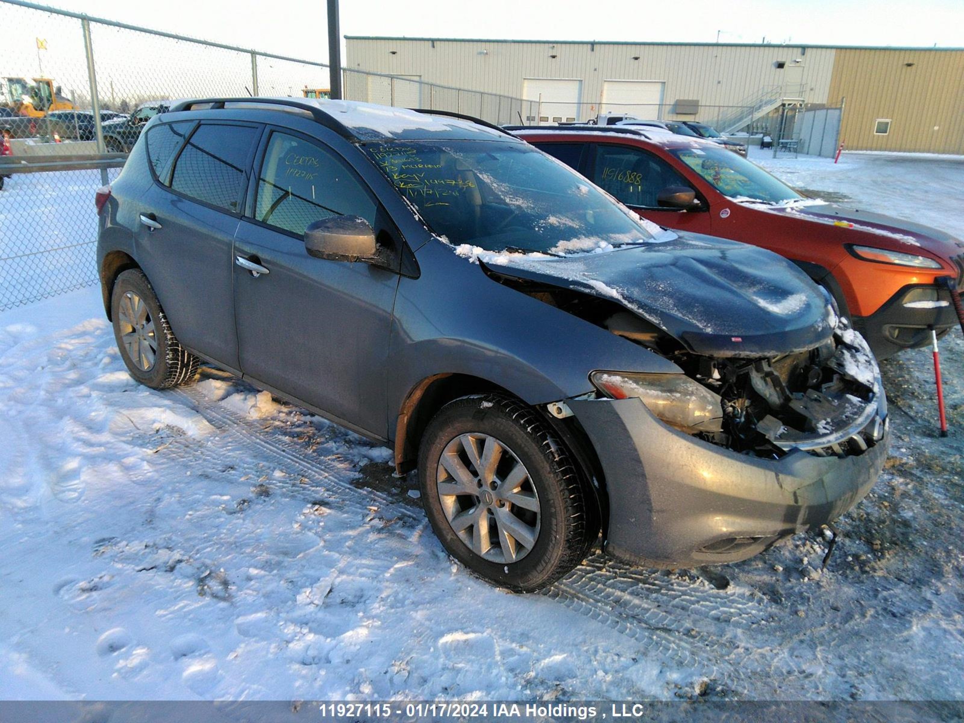 NISSAN MURANO 2013 jn8az1mw2dw301603