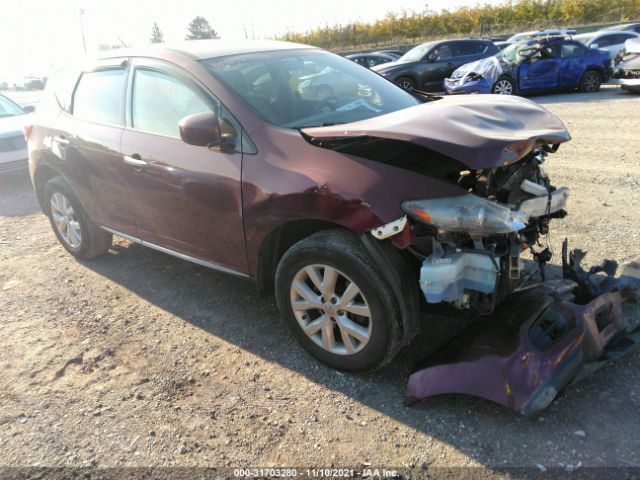 NISSAN MURANO 2011 jn8az1mw3bw164278