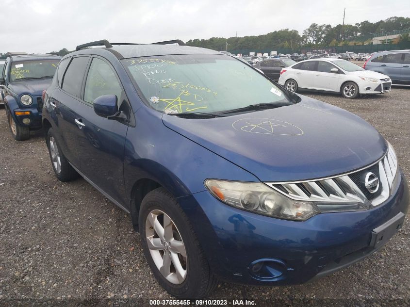 NISSAN MURANO 2010 jn8az1mw4aw119283