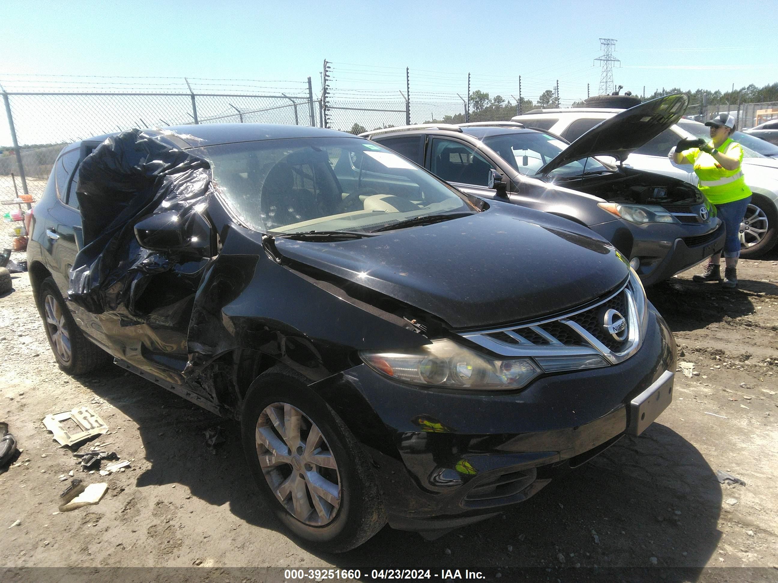 NISSAN MURANO 2012 jn8az1mw4cw214557