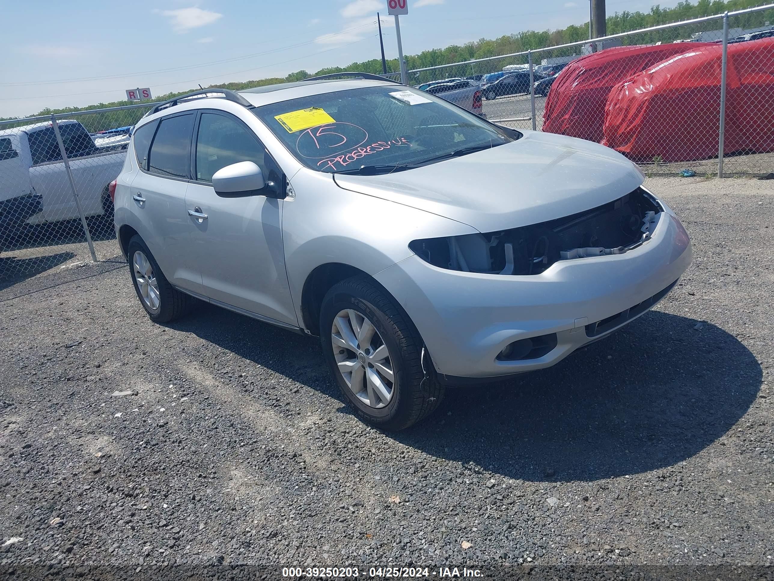 NISSAN MURANO 2014 jn8az1mw4ew500332