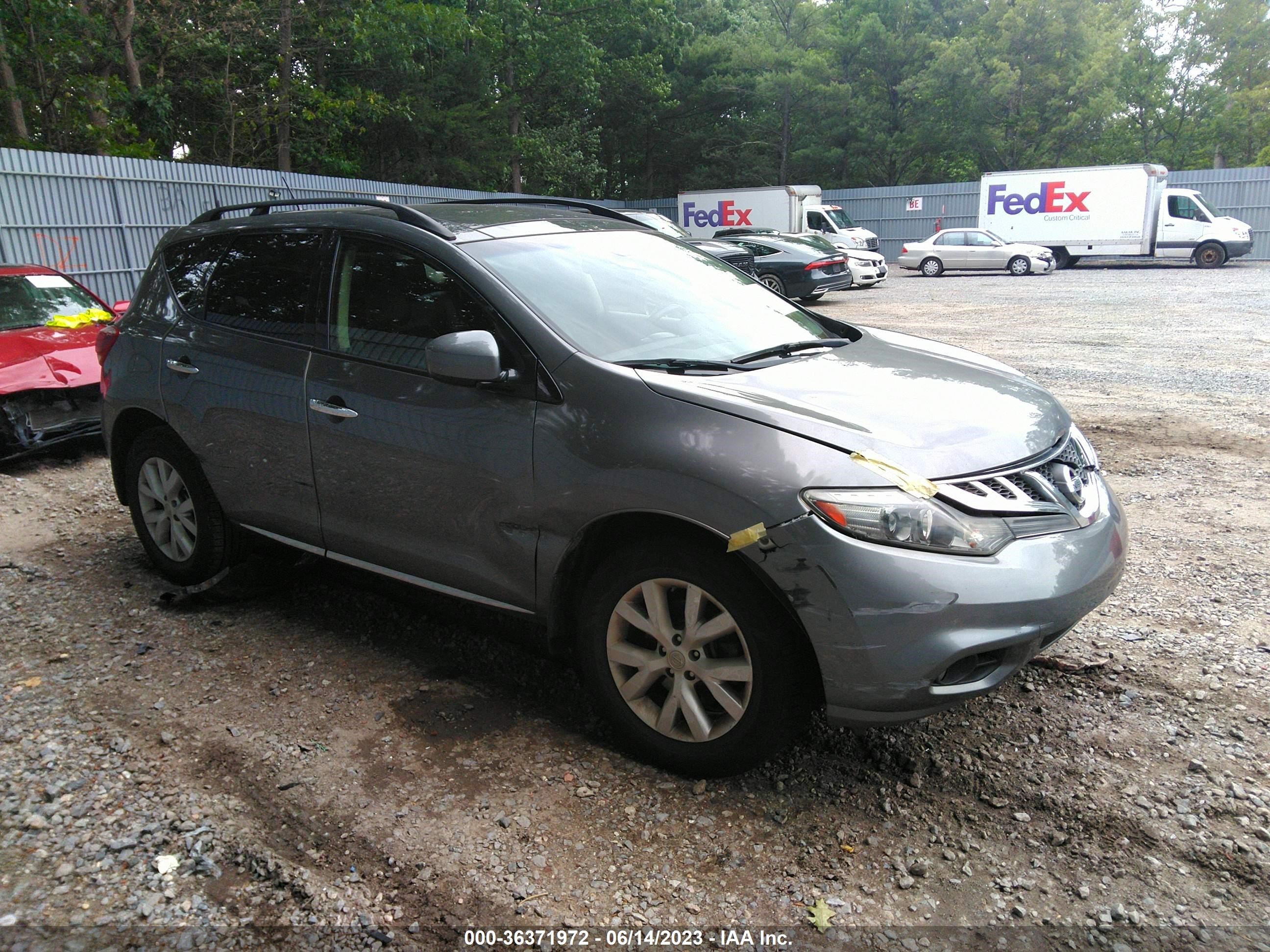 NISSAN MURANO 2014 jn8az1mw5ew529905