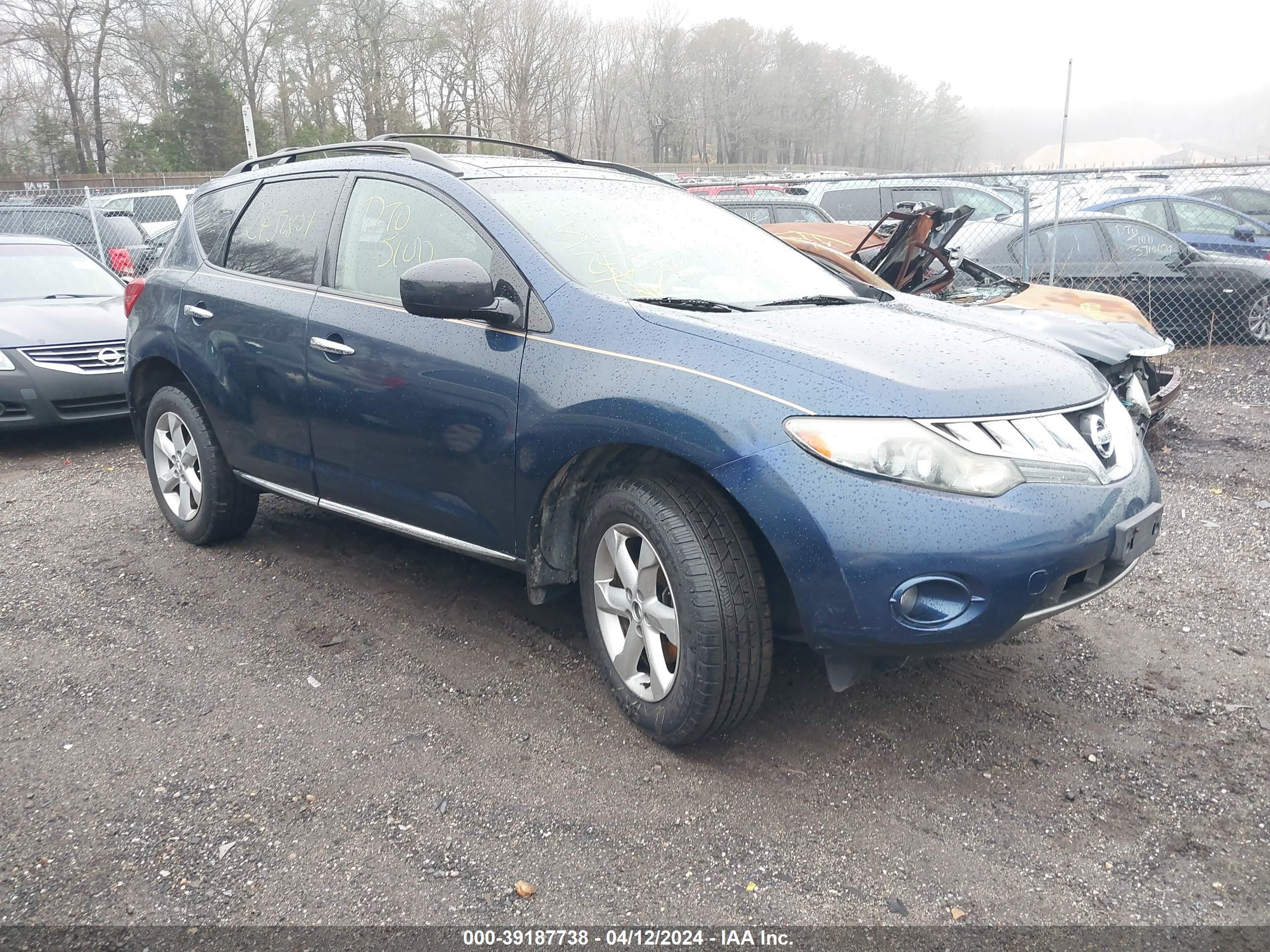 NISSAN MURANO 2010 jn8az1mw7aw114367