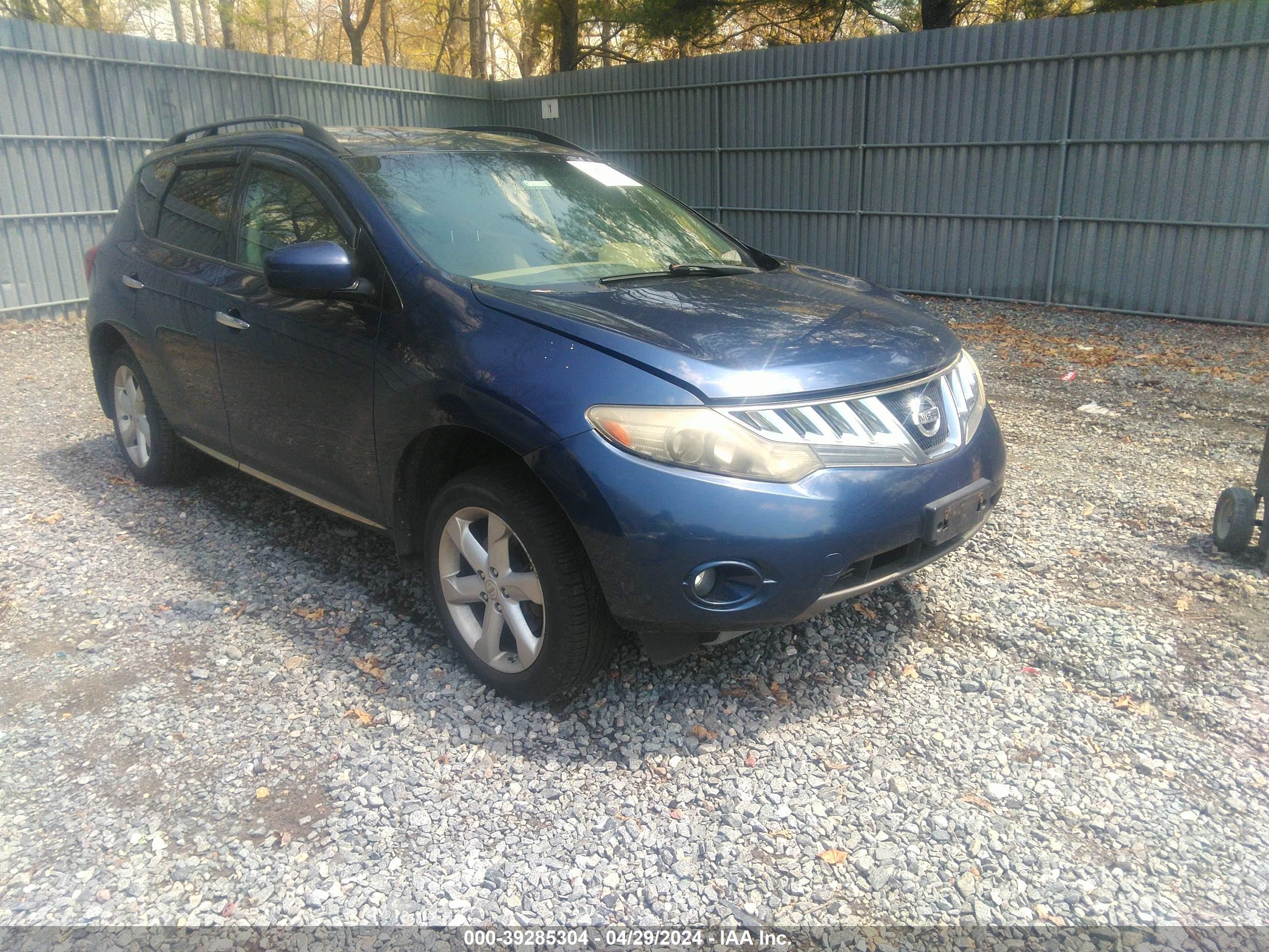 NISSAN MURANO 2010 jn8az1mw8aw107640